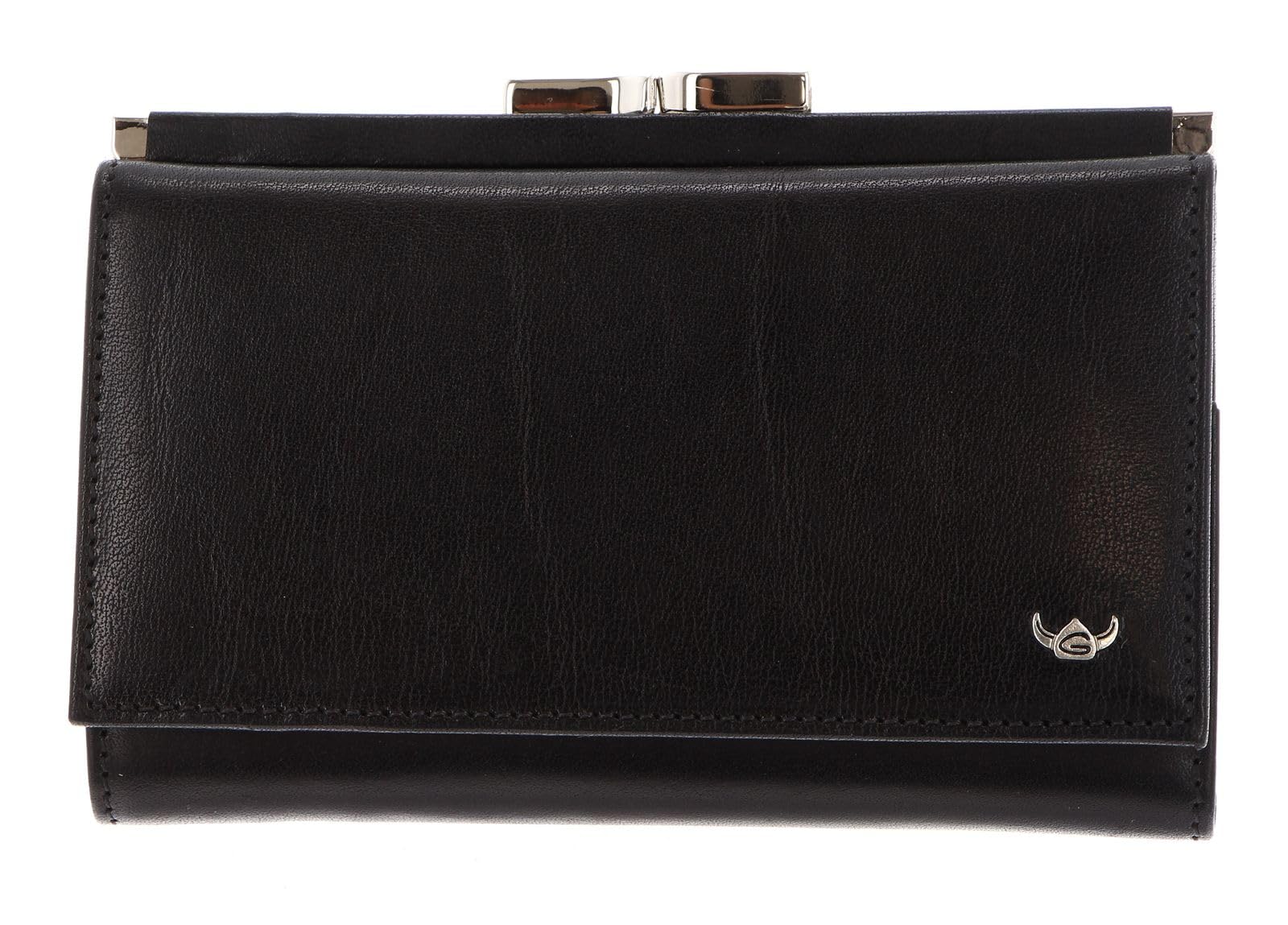 Golden Head Cuir Porte-Monnaie Colorado RFID Protect Bügelbörse 2157 Schwarz Noir