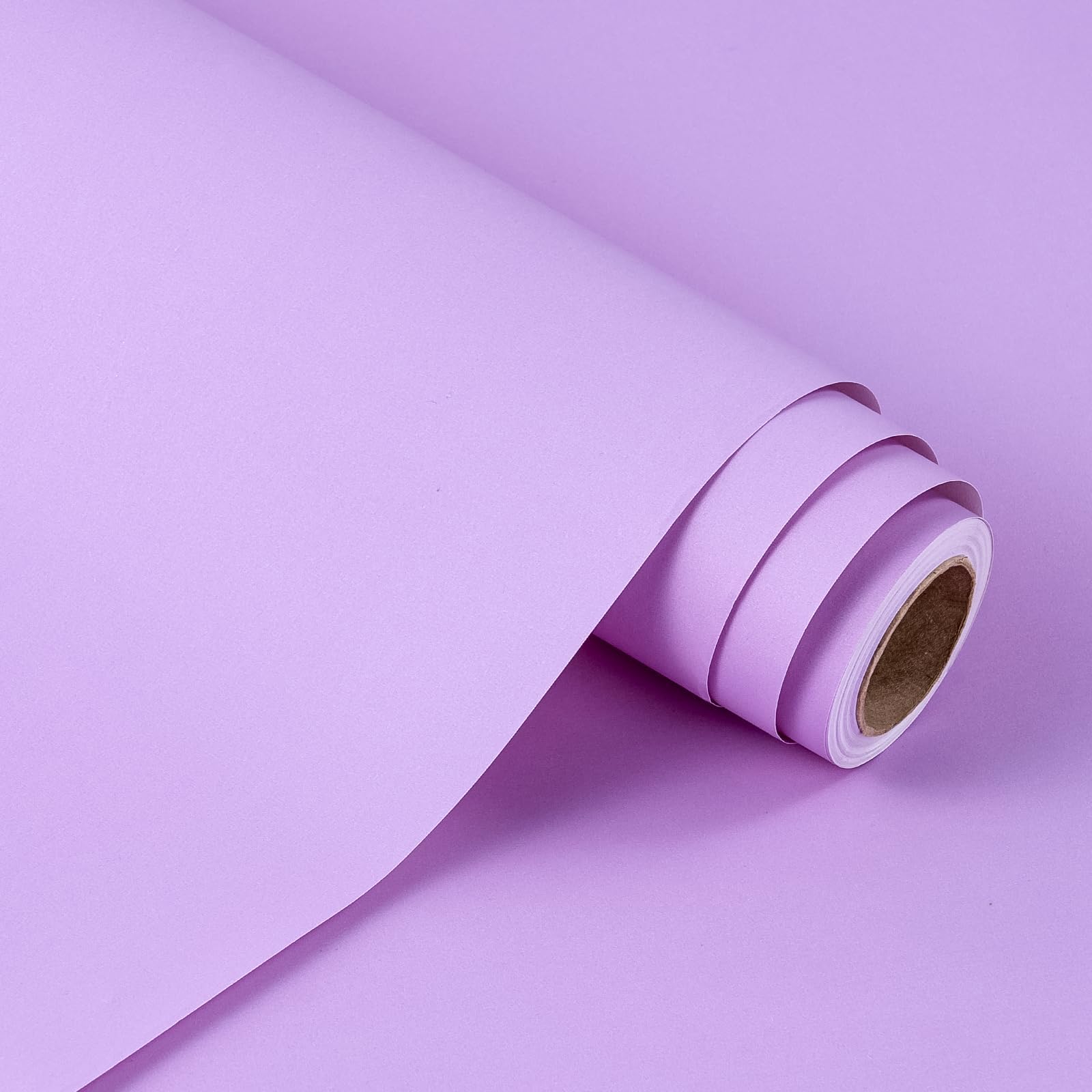 Kraft Violet Wrapping Paper Roll - Mini Roll - 17 Inch x 33 Feet - Solid Color Purple Wrapping Paper Perfect for Birthday, Wedding, Bridal Shower, Baby Shower