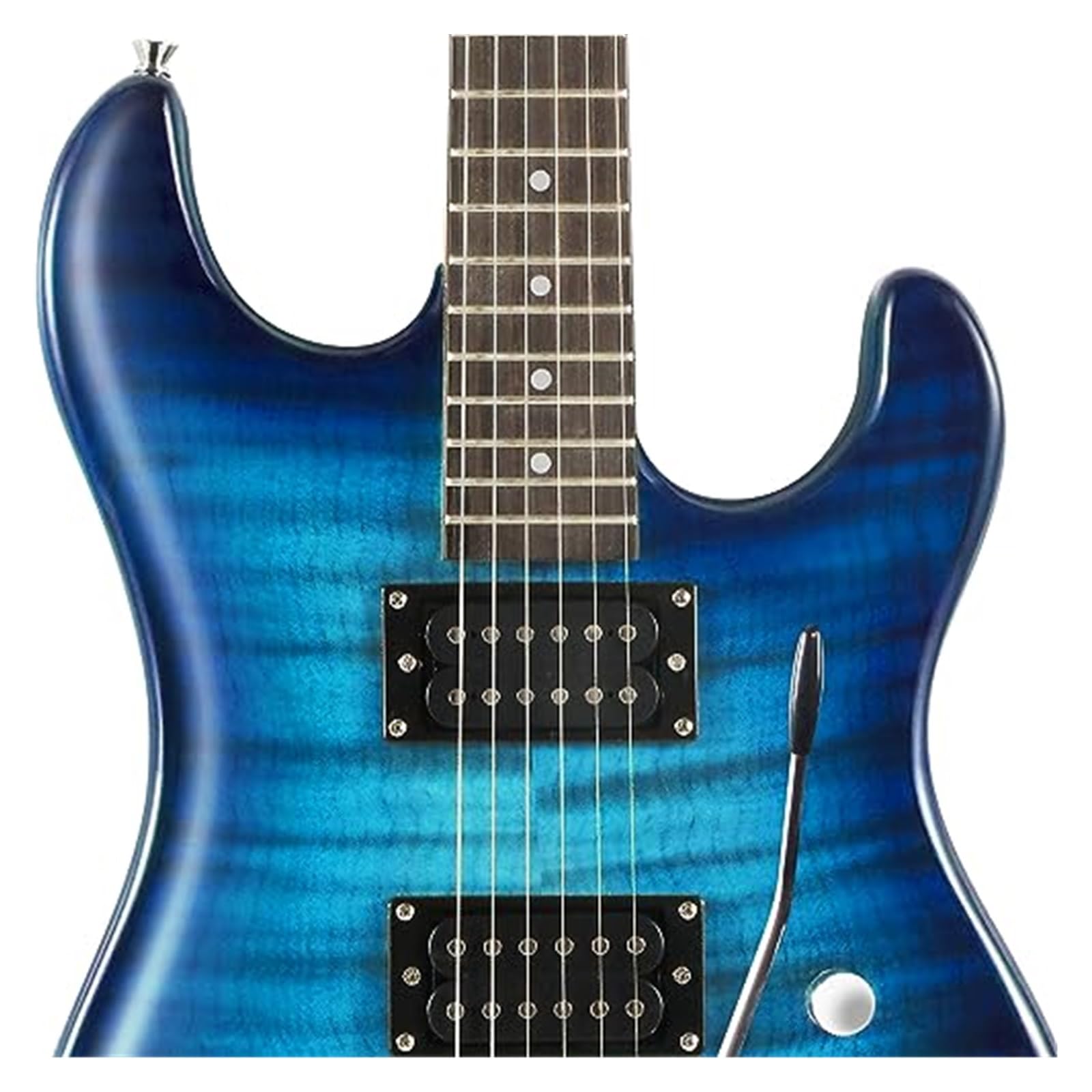 Profesjonalny Zestaw Do Gitary Elektrycznej Nowoczesny Zestaw Gitar Elektrycznych W Pełnym Rozmiarze 39 Calowy Kolorowy Instrument(Blue)