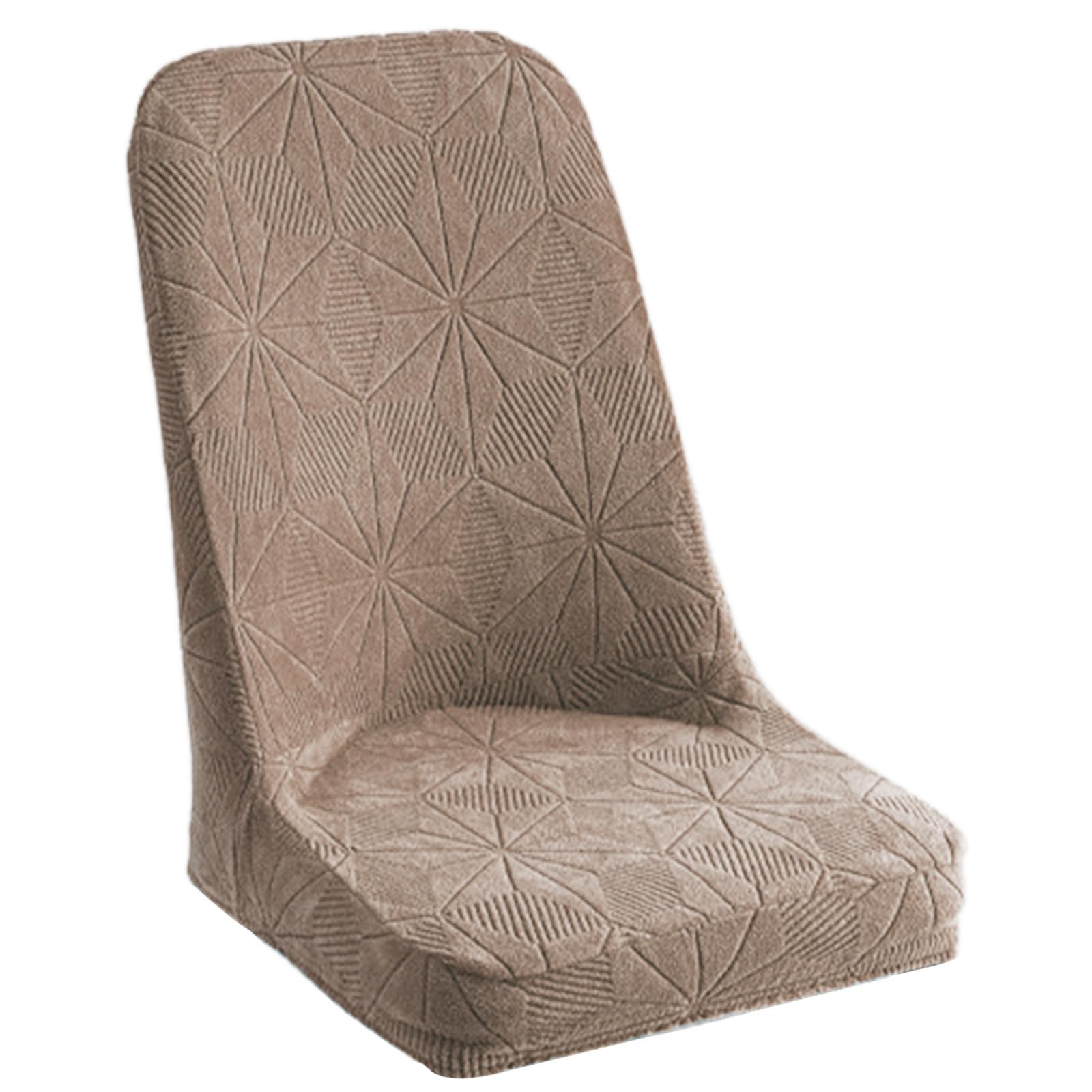 Carotoe Light Coffee Chair Cover For Dining Room Chair Slipcover Kitchen Wedding Hotel Banquet Decoration Seat Protector Wedding Covers