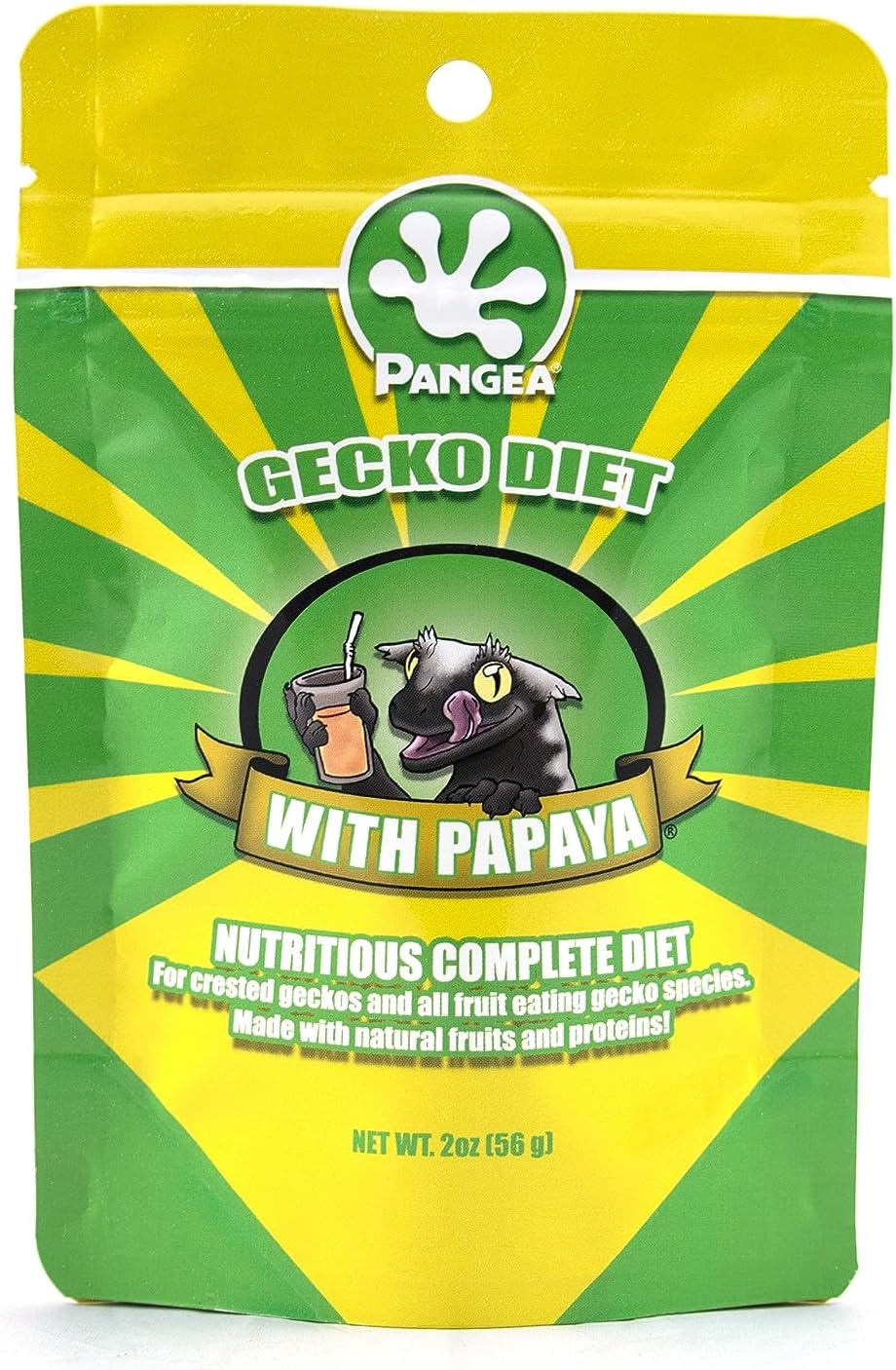 Pangea Papaya Fruit Mix Complete Crested Gecko Food, 2 Oz.