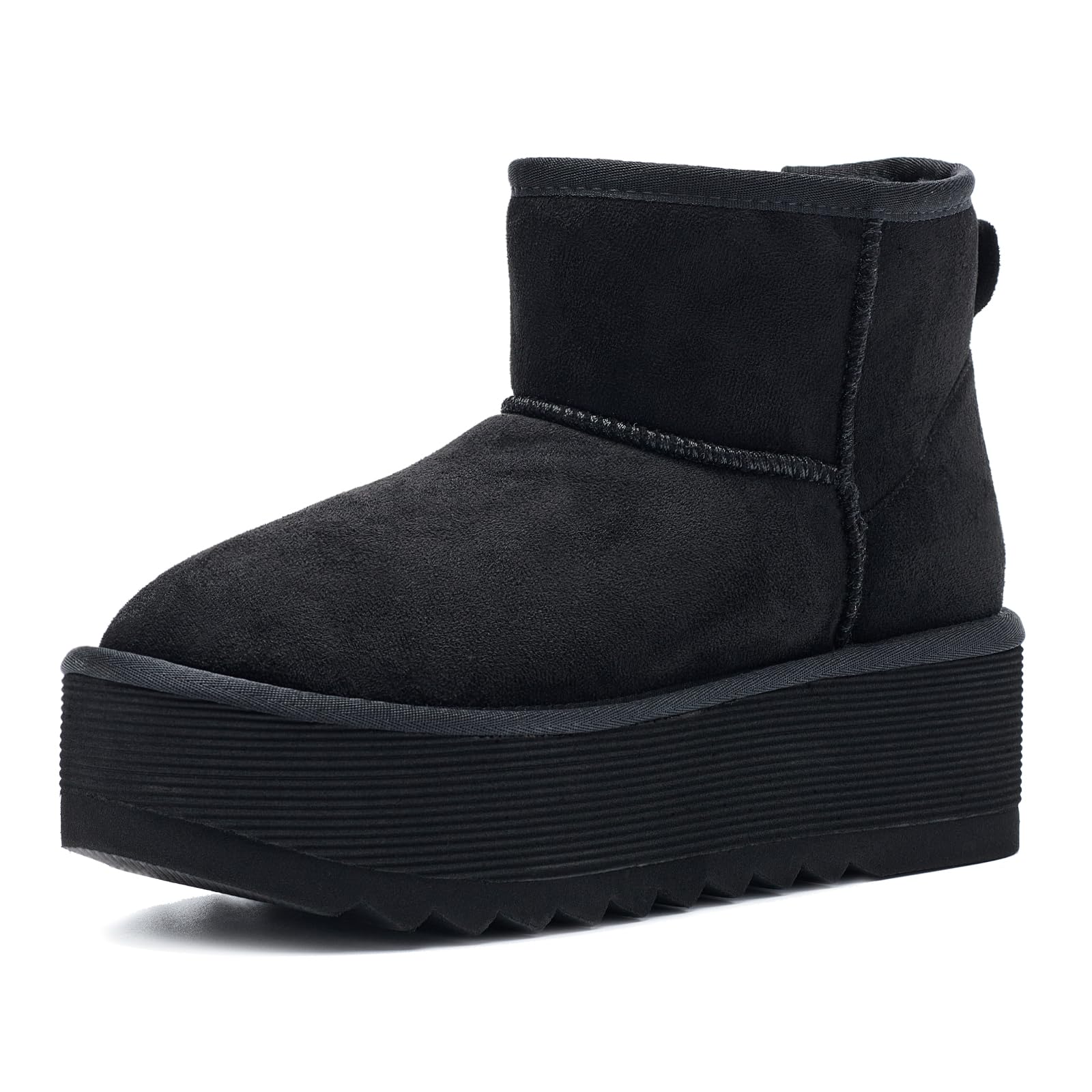 Shenduo Mujer Invierno Botines Nieve y Suela Gruesa