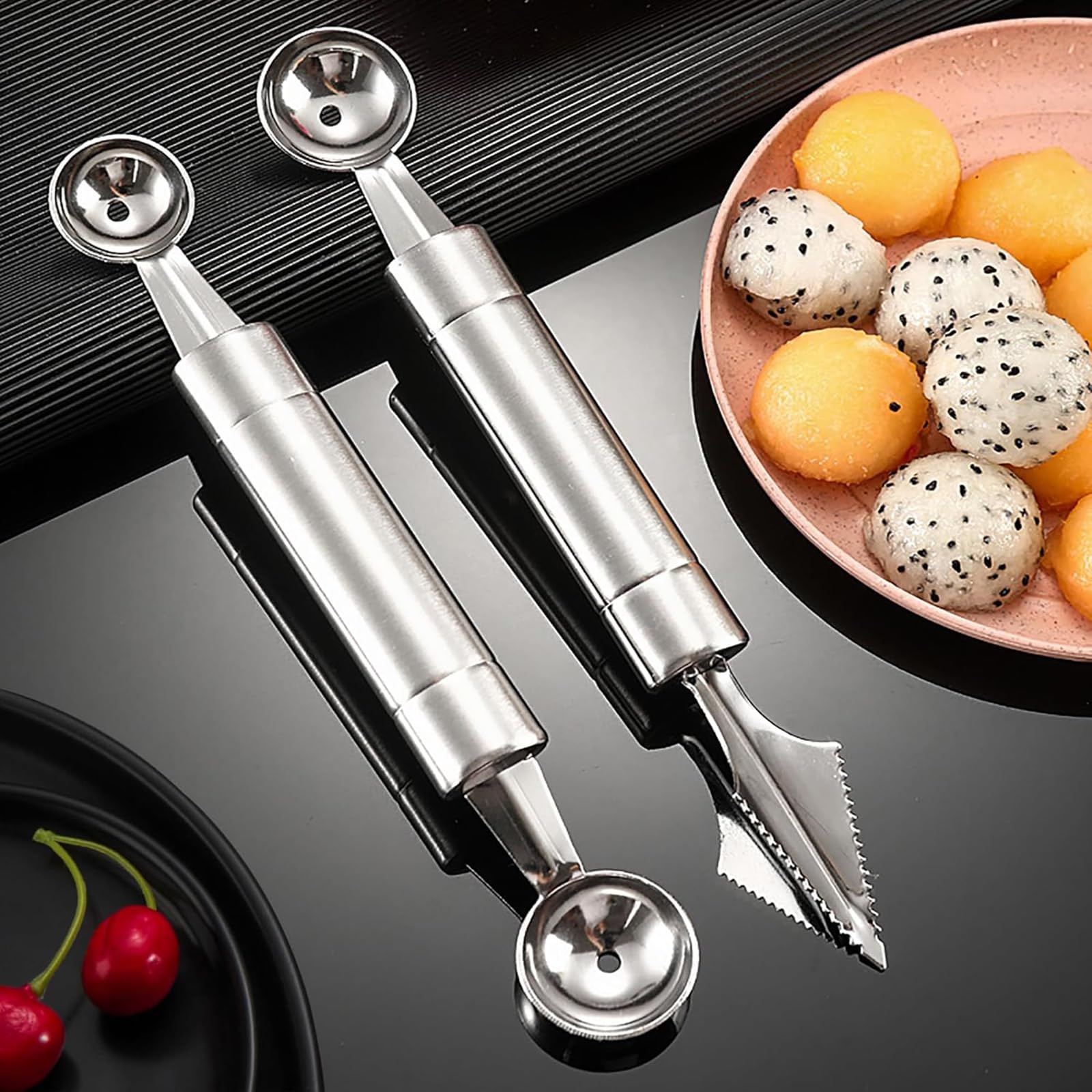 Cuillère à Viande En Acier Inoxydable - Cuillère à Pâte à Biscuits