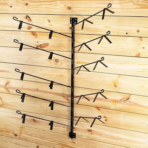 Miniatura 2 de EASY-UP Max Air - Estante de 10 ganchos para colgar en la almohadilla  Organiza tu espacio, ayuda a un secado rápido, durabilidad resistente, diseño