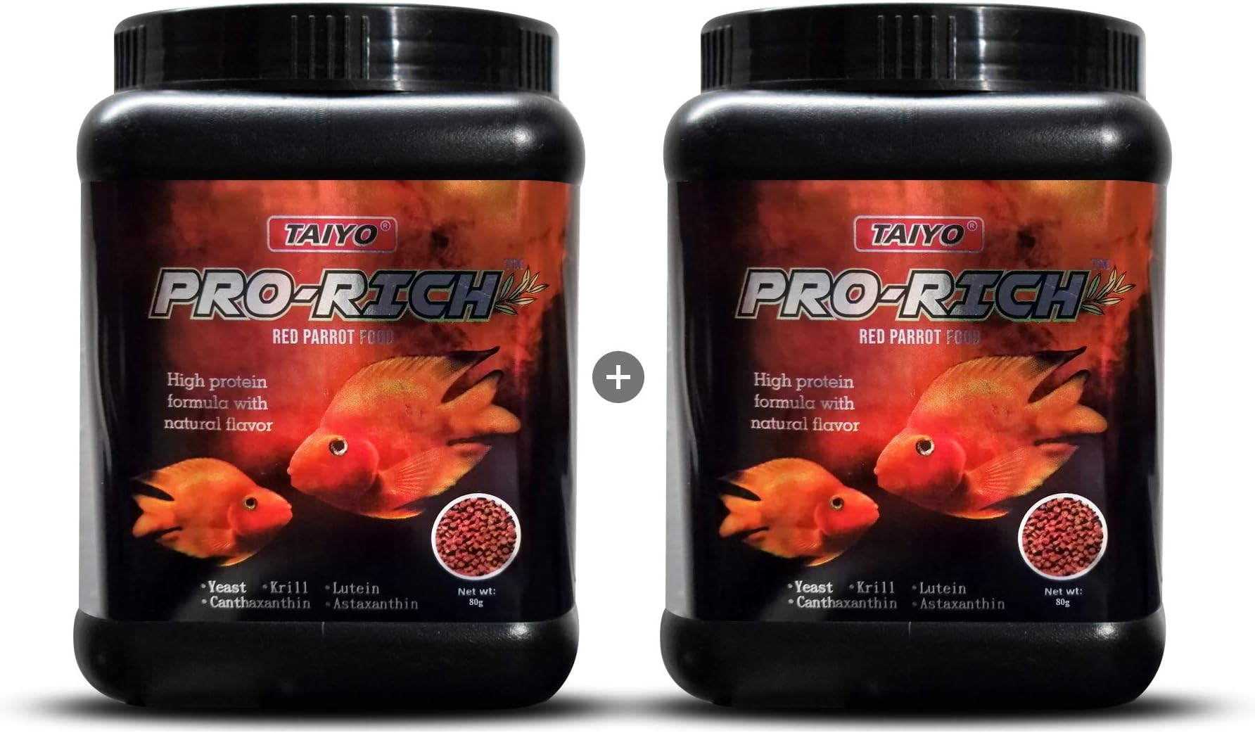 Pro Rich Red Parrot Food, 80 g (Pack of 2)