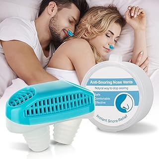 Anti Snoring Device,Stop Snoring Solution for Better Breathing, Sleep Aid for Men and Women,Soft and Comfortable Material Blue