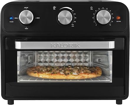 Kalorik AFO 46129 BK 22 Quart Air Fryer Toaster Oven, Black
