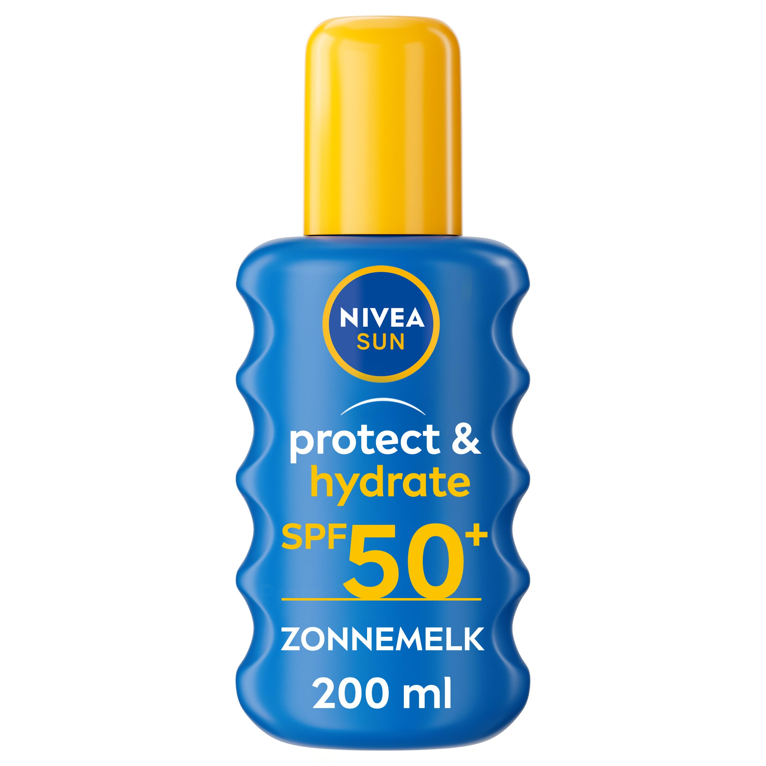 NIVEA SUN Protect & Hydrate Zonnebrand Spray - SPF 50 - Zonnespray - Beschermt en hydrateert - Met Vitamine E -Zonbescherming - 200 ml