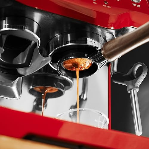 Miniatura 6 de MHW-3BOMBER Portafiltro sin fondo de 2.126 in para Breville Barista Express, BES870XL, BES878, BES880, Portafiltro de 3 orejas con cesta de filtro