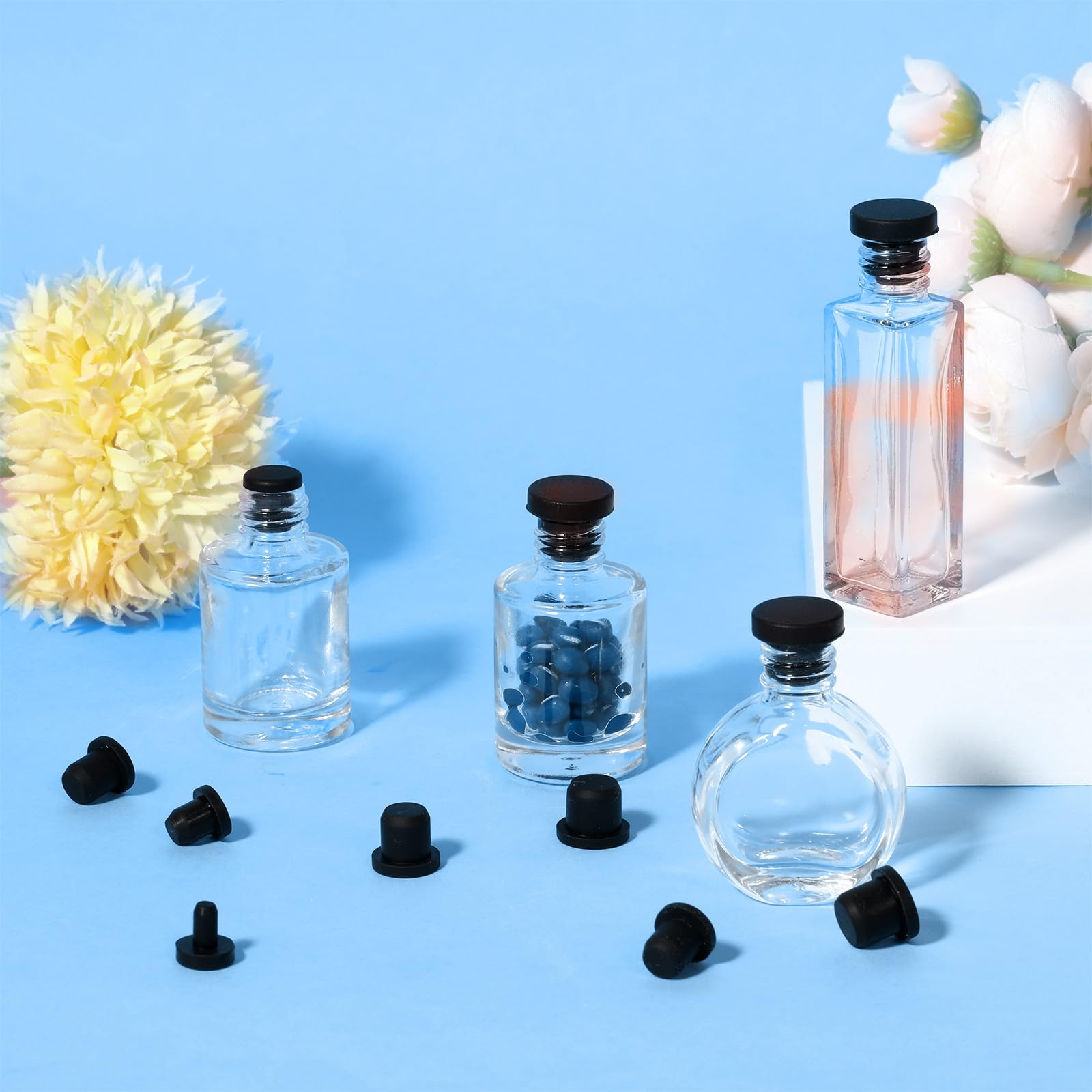 80er Set Silikonstopfen Rund 8 Größen - Gummistopfen Für Abdichtung Und Schutz - 4-9,5mm Lochstopfen