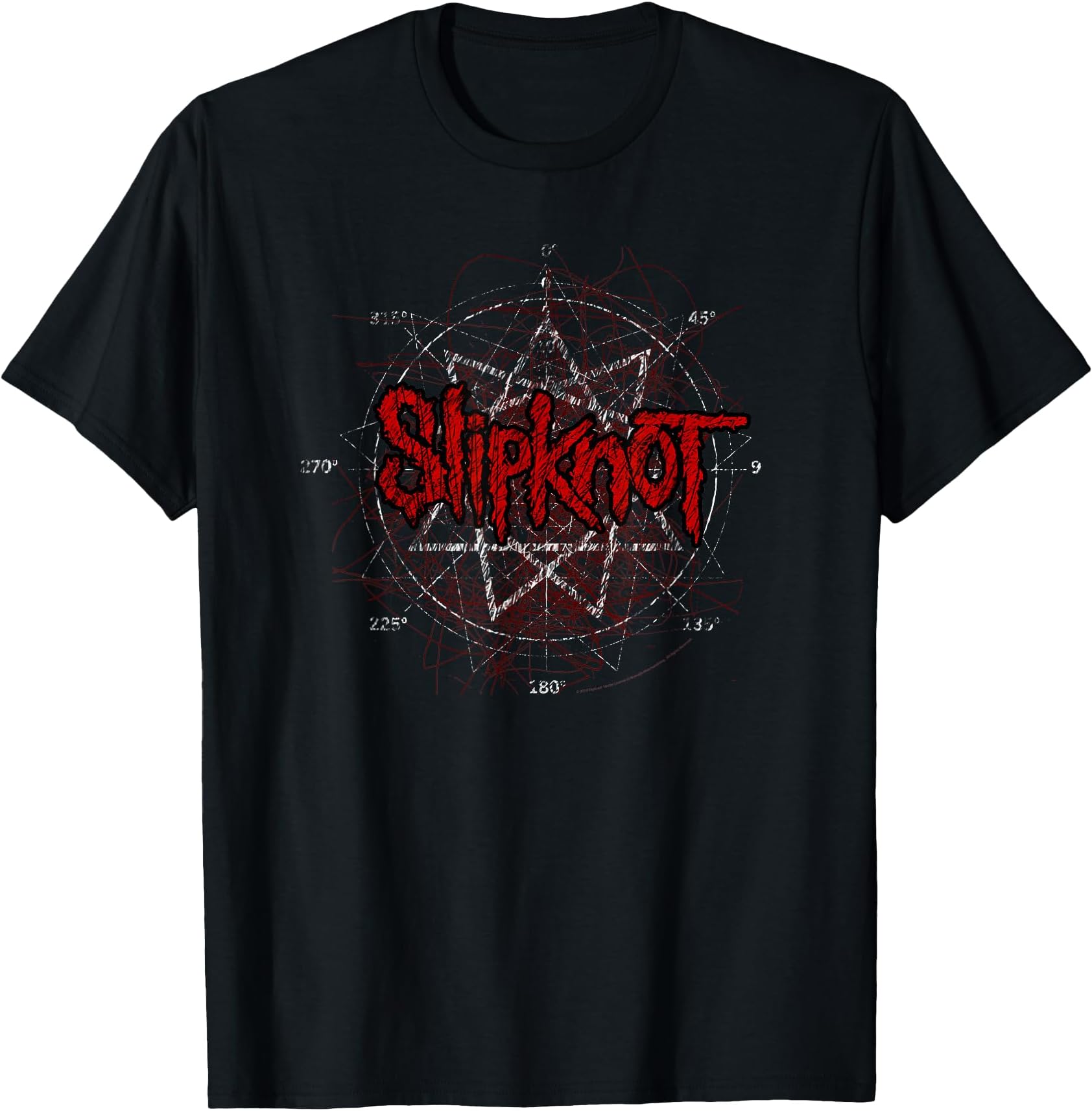 Official Star Sketch T-Shirt - Men's Unisex Black Cotton 100% Classic Fit Crew Neck T-Shirt - S
