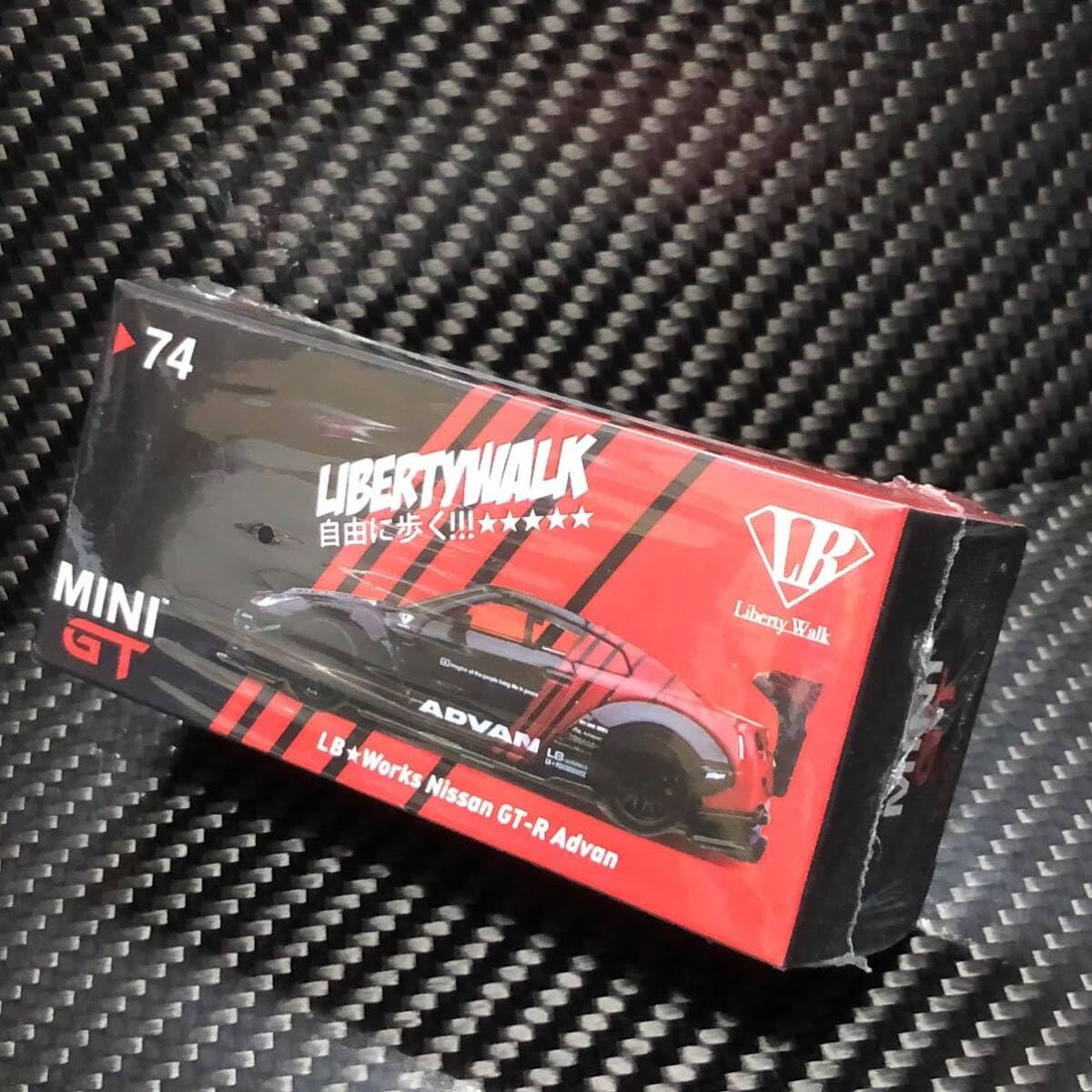Minigt リバティーウォーク GT-R アドバンカラー Amazon | プラモデル 完成品 1/24 日産 GT-R R35 LB アドバン