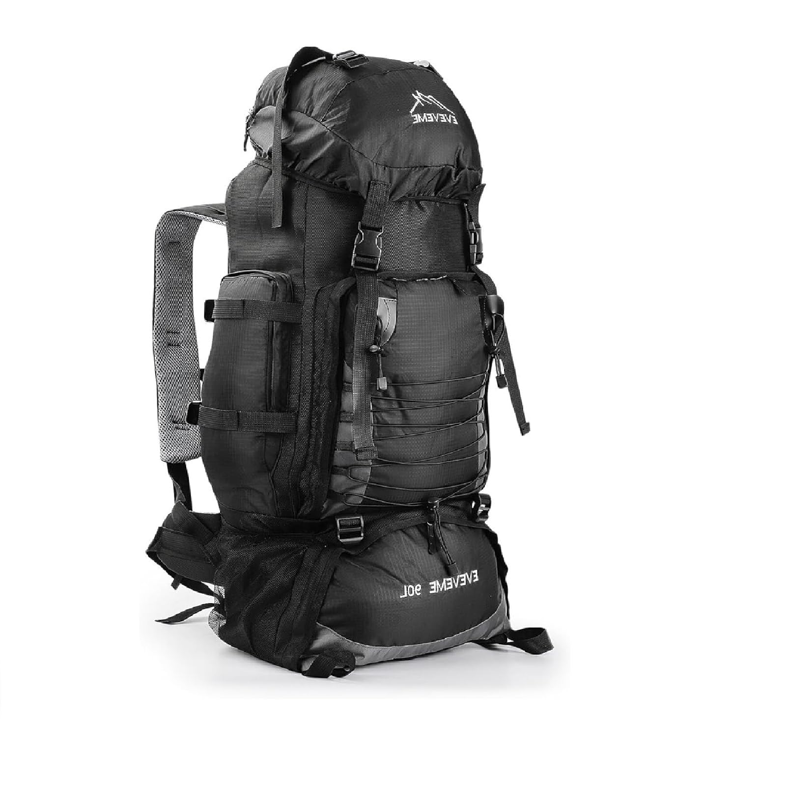 Waterproof Hiking Backpack for Men - Large Capacity Trekking Rucksack with Internal Frame & Rain Cover, Lightweight Camping Backpack for Mountaineering & Outdoor Adventures (90L)