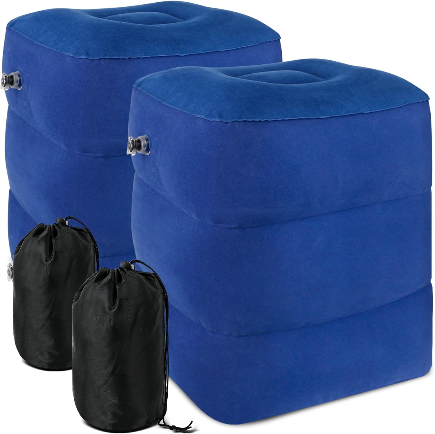 Inflatable Travel Foot Rest Pillow, Toddler & Kids Airplane