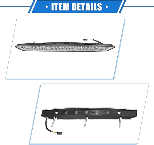 Miniatura 5 de VekAuto Tercera luz de freno de alto nivel compatible con BMW Z4 E85, ABS transparente