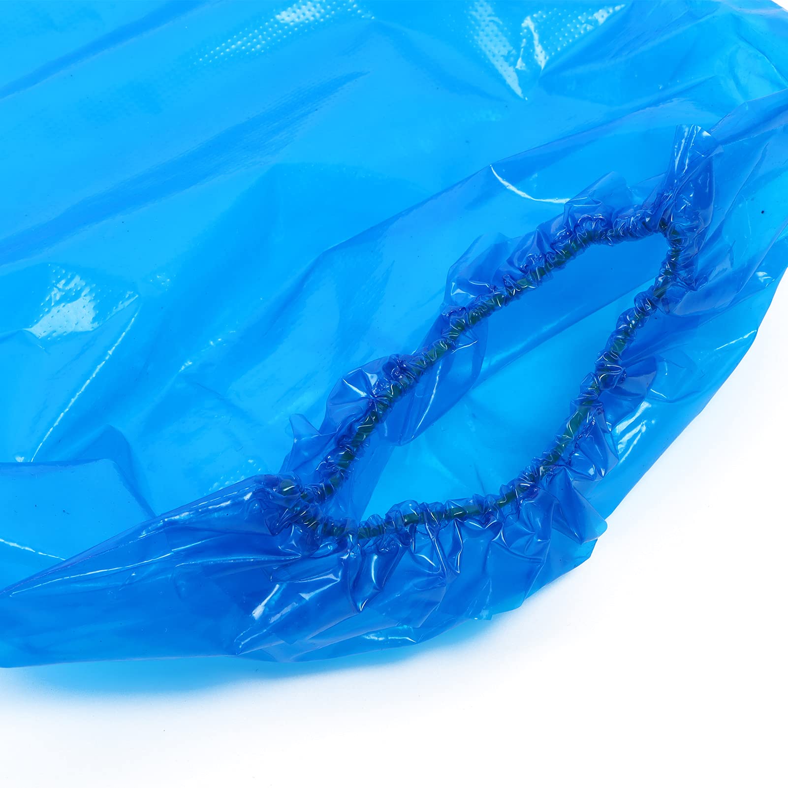 Generic Copriscarpe Antiscivolo Usa e Getta da 500 Pezzi | Protezione estesa al ginocchio, fascia elastica con suola antiscivolo, fascia elastica vestibilità safe per le giornate