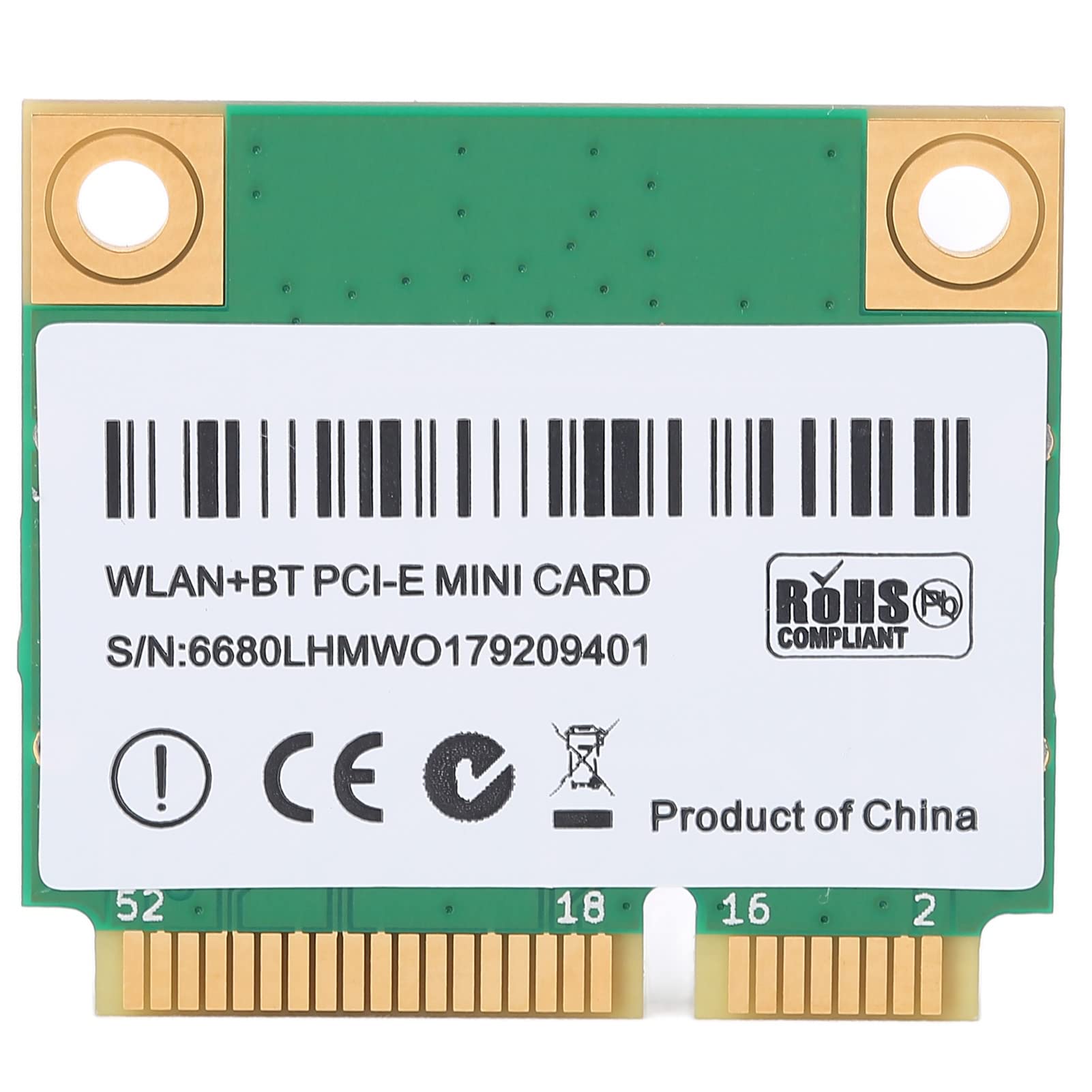WiFi 6 Half Mini Ax200Hmw PCB Tarjeta de Red Inalámbrica 2.4G 5G Banda Dual 2974M Wifi6 Mu Mimo Tecnología de Subprocesos Múltiples Tarjeta WiFi con Mini Pcie para Computadora