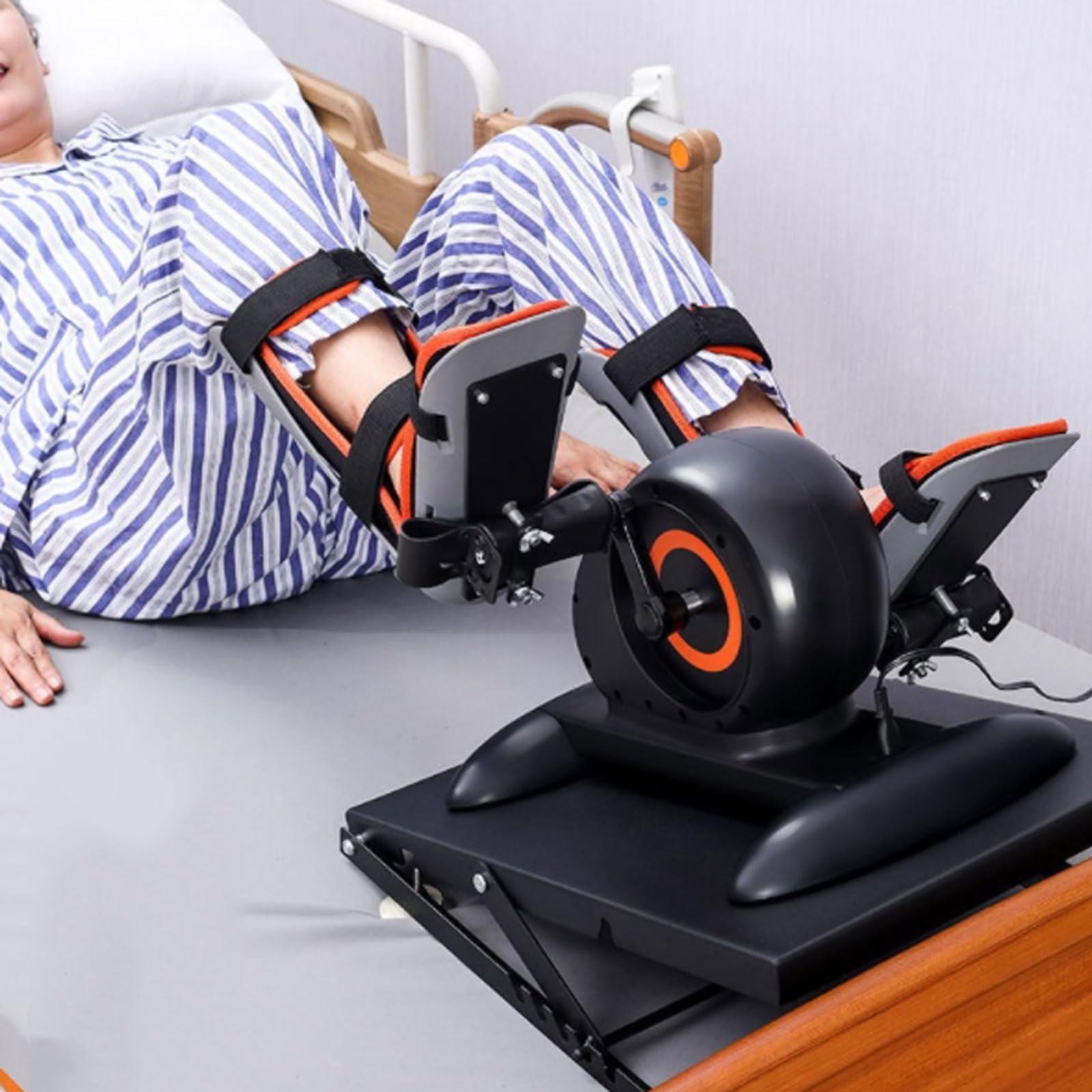 Pedaliera per Bicicletta sotto la scrivania con Display elettronico per Allenamento Gambe e Braccia, pedaliera elettrica Completamente assemblata per Allenamento riabilit