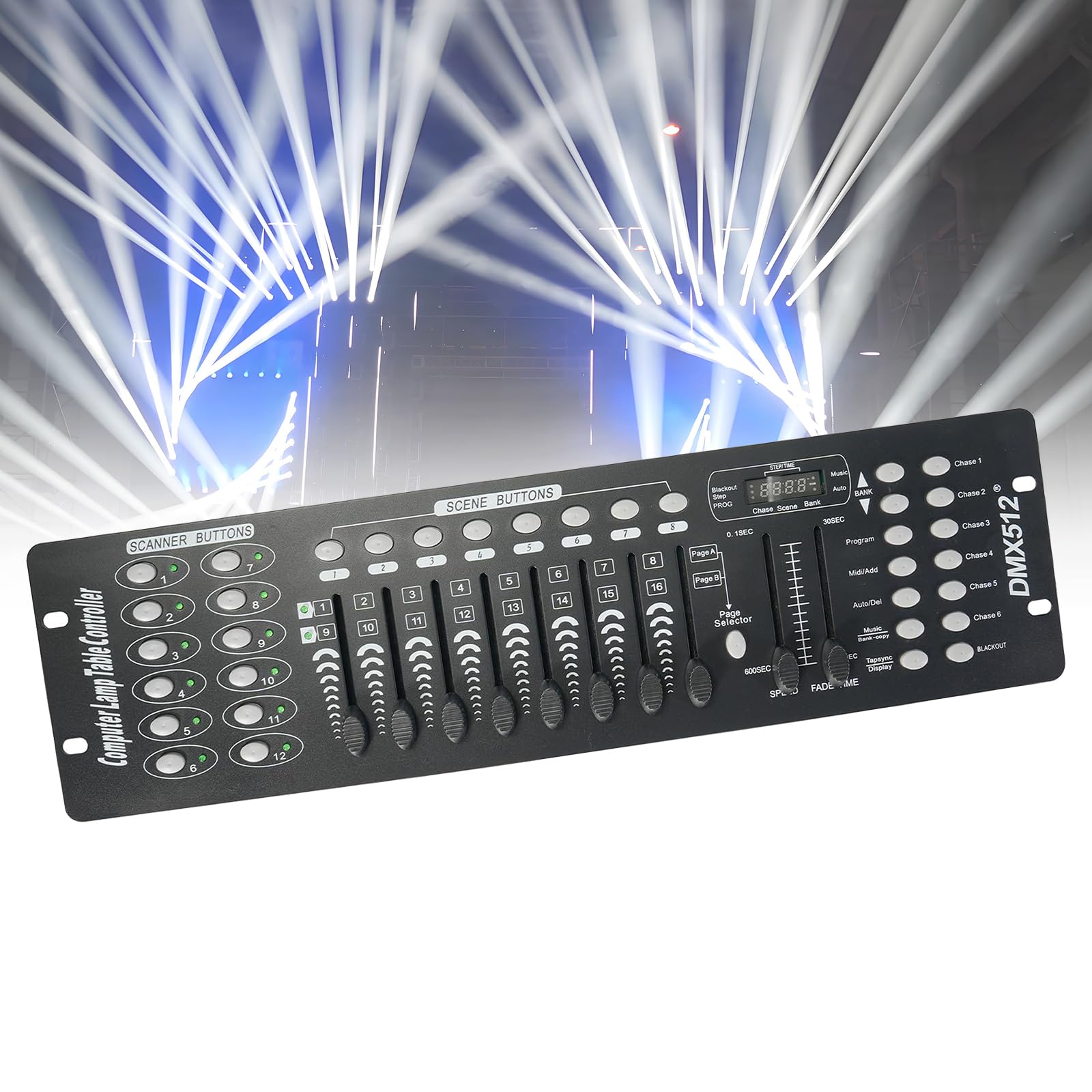 DMX192-Konsole, DMX-Lichtsteuerung, Steuerung der Beleuchtungsparameter/Realisierung der Szenenumschaltung/Steuerung mehrerer Geräte, verwendet für Hochzeit/Bühnenszene/Party/Konzert,DMX192