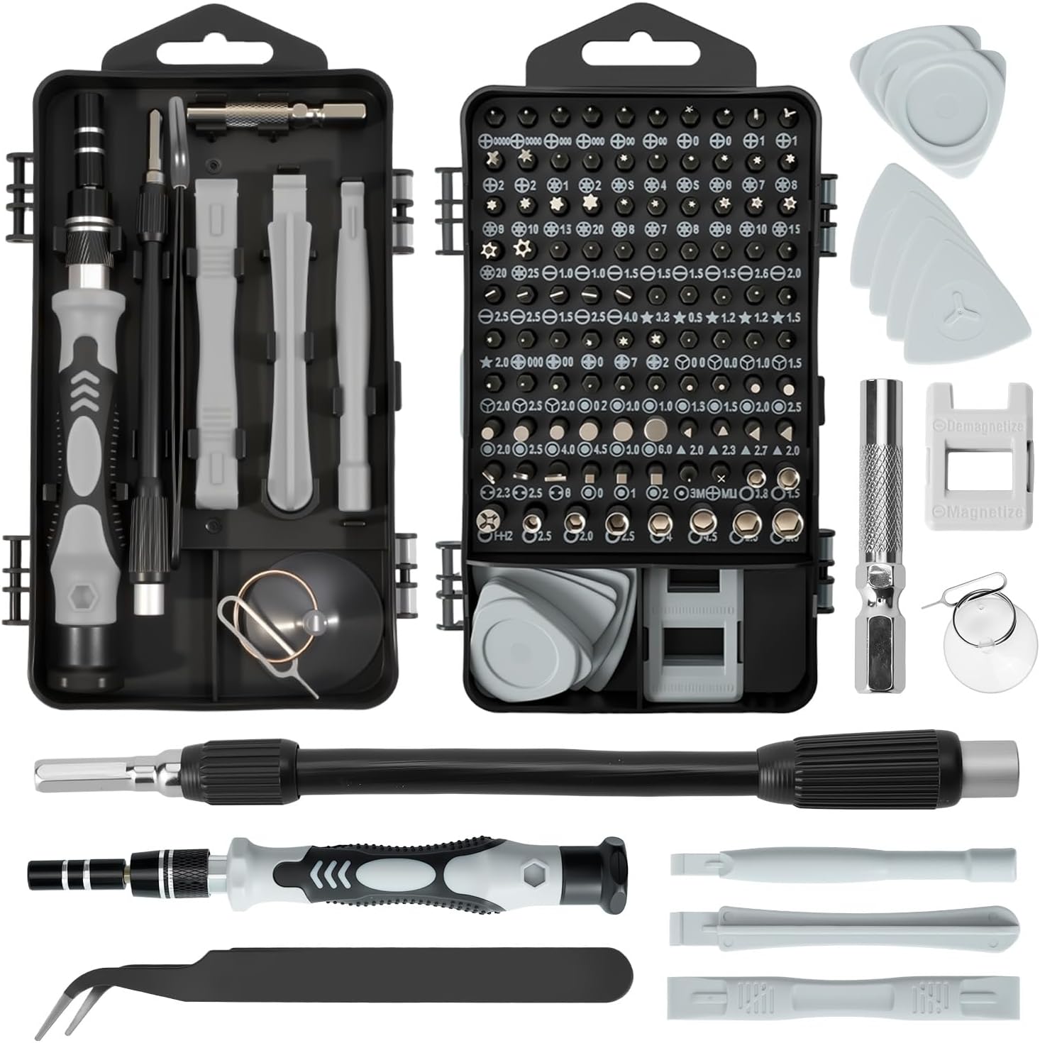 Precision Screwdriver Set Mini,Computer Tool Kit Gifts for Men, Magnetic Tool Kit with Torx Triwing Bits,Repair for Electronics,MacBook, Laptop, PC, RC, PS5, iPhone,Glasses (138 in 1)