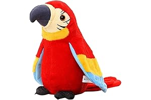 Interactive Talking Macaw Parrot Plush Toy