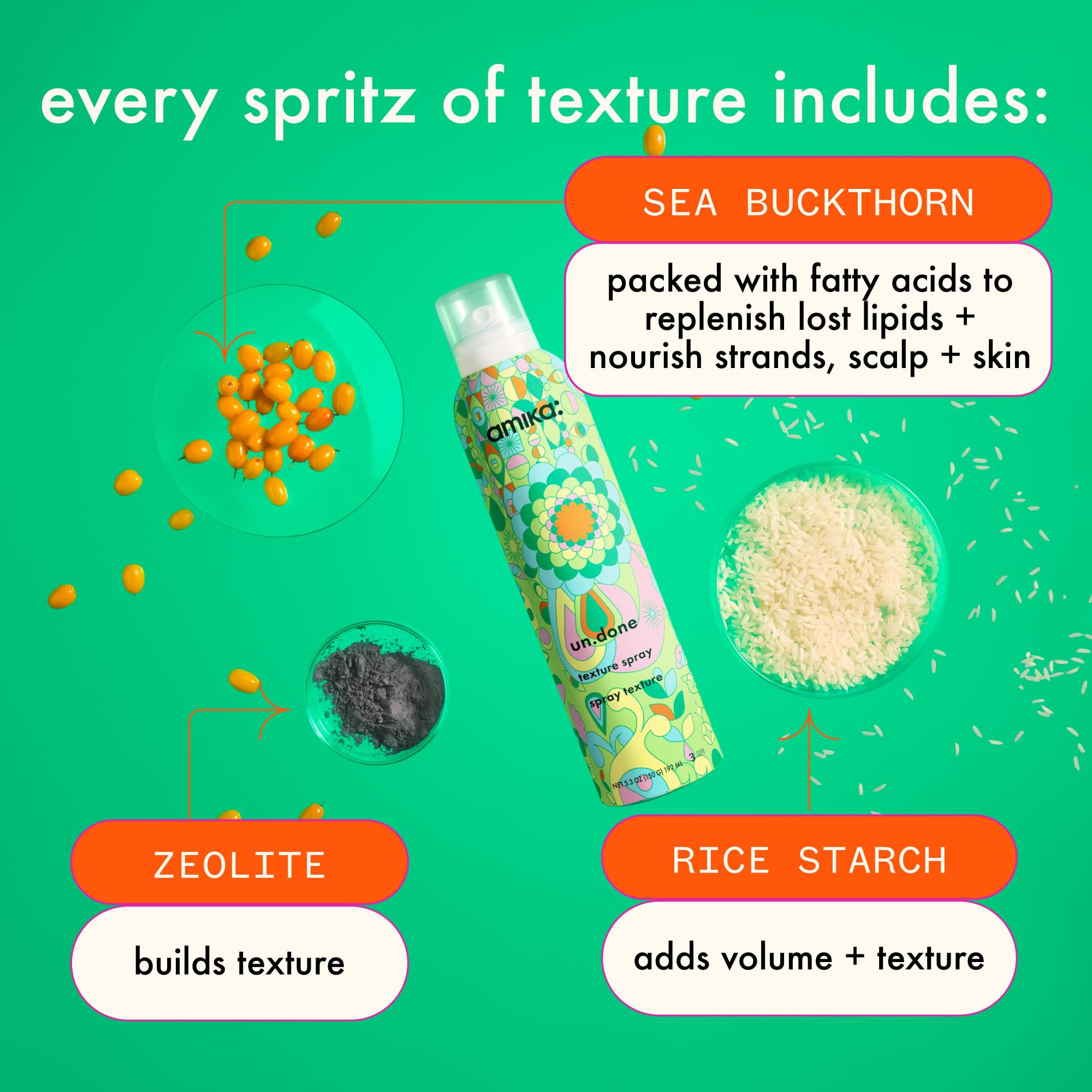 amika un.done volume & matte texture spray