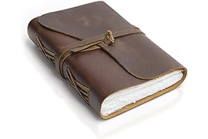 WANDERINGS Vintage Leather Journal: The Perfect Canvas for Your Watercolor Dreams