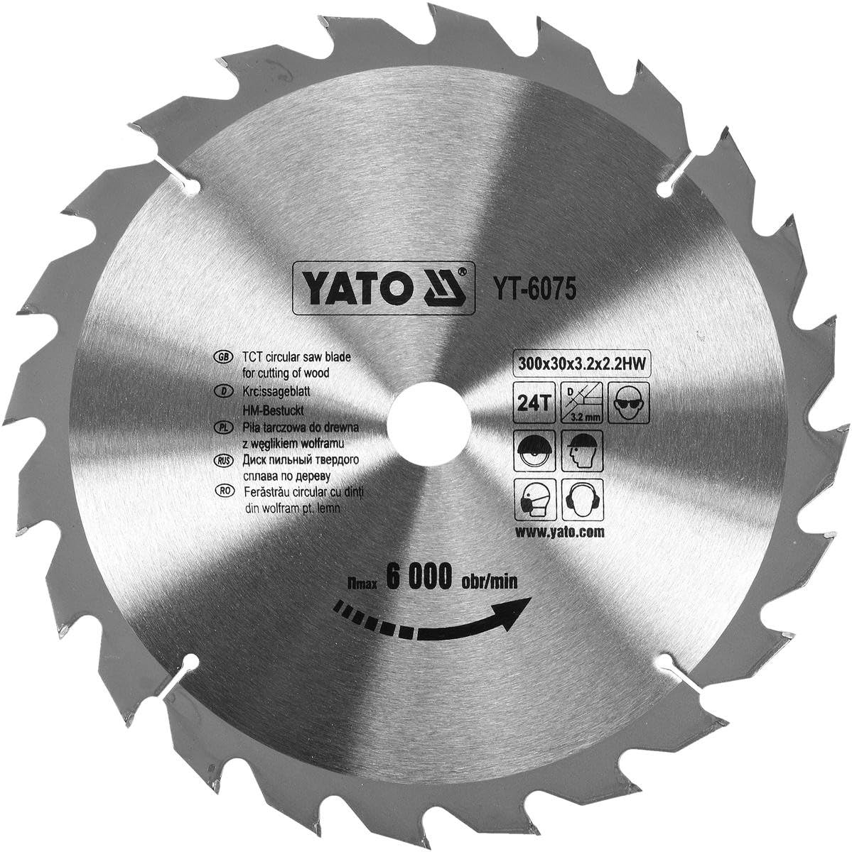 Plaque séparatrice meuleuse d'angle YATO YT-6075 pour disque de découpe