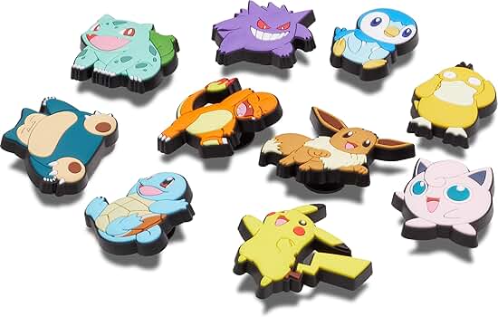 ポケモンキャラクター型ピン8個セット　クロックス　crocs ポケモン　正規品 ポケモン & Crocs™ 最新コラボレーションアイテムを2025年6月11