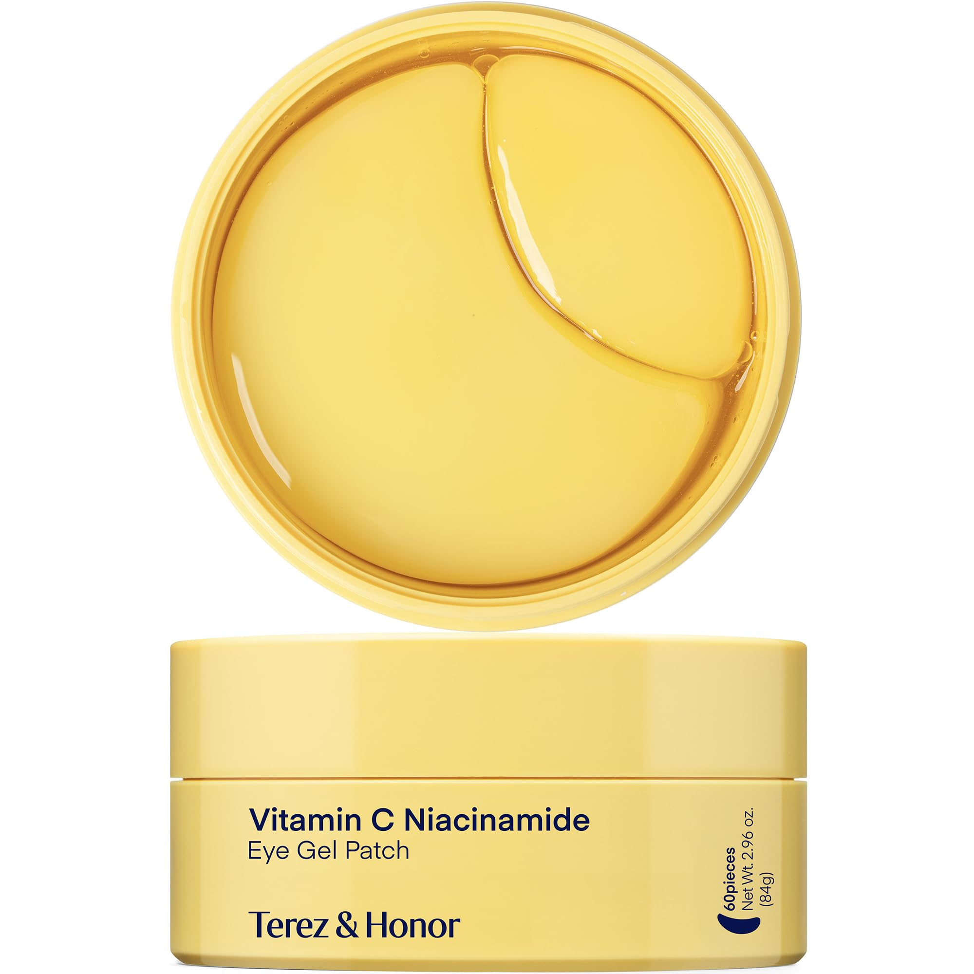 Terez & Honor Cerotti Occhi alla Vitamina C - 60 Pezzi Maschere Coreane Illuminanti e Idratanti con Acido Tranexamico e Caffeina - Patch Contorno Occhi Antirughe per Occhiaie, Borse e Rughe