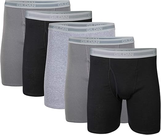 Gildan Men's Underwear Boxer Briefs, Multipack