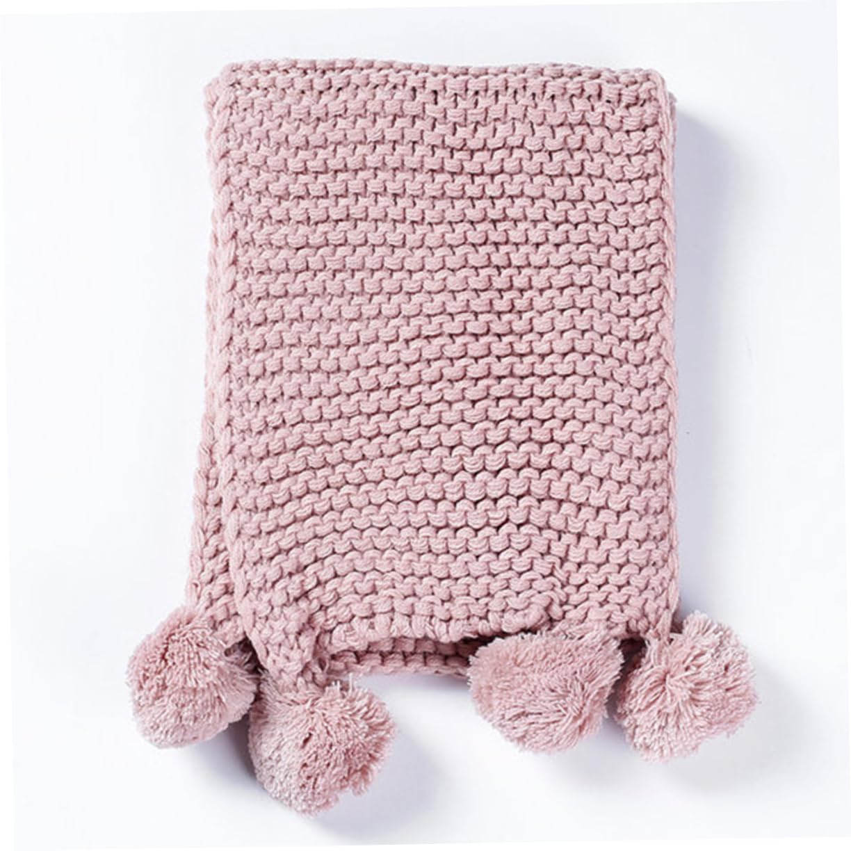 LIFKOME 3 Piezas Bufanda De Lana Bufanda Cálida para Niños s para Niños con Bolas Peludas De Niño Rosa