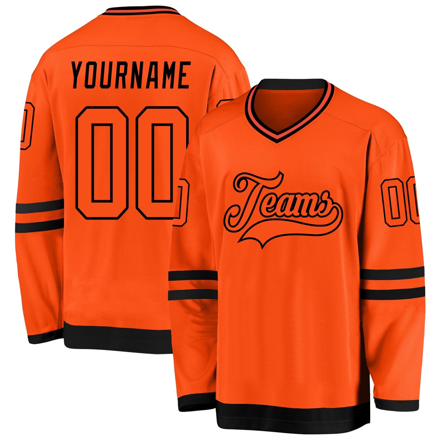 Custom Name Team Name Number White Navy-Gray Hockey Jersey Personalized V-Neck Sports Hockey Jersey for Men Women Youth