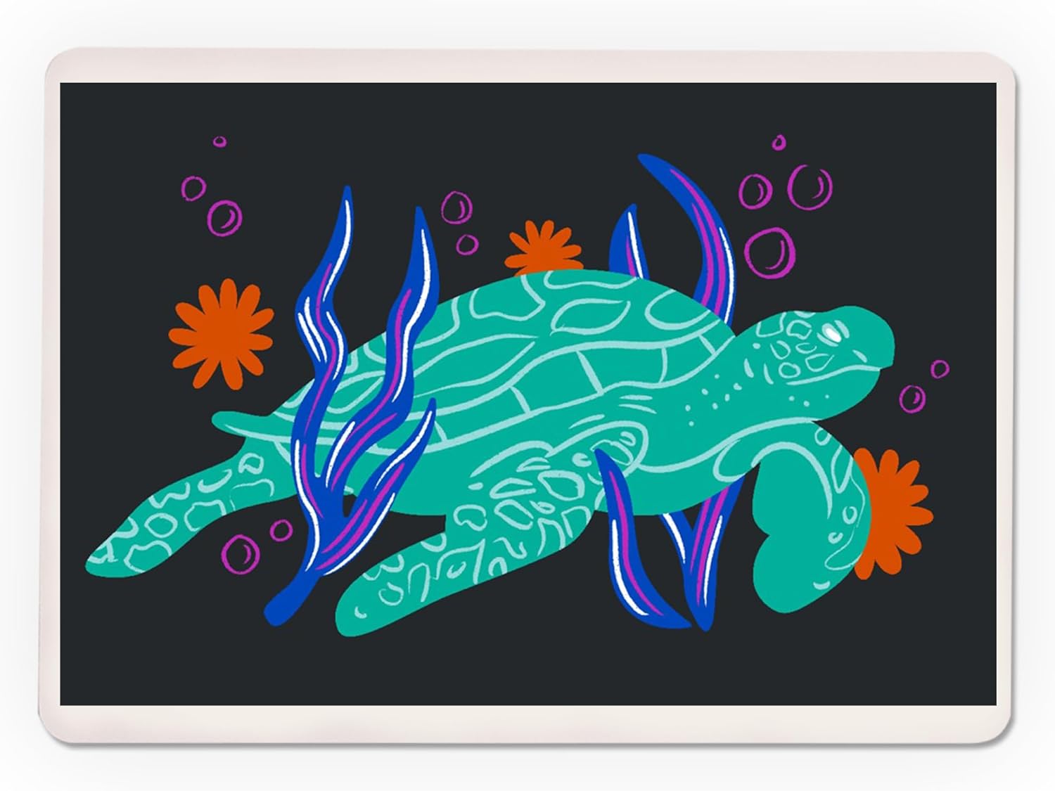 Lantern Press Lush Environment Collection, Sea Turtle, 52 Playing Cards for Adults, Poker Size Card Deck