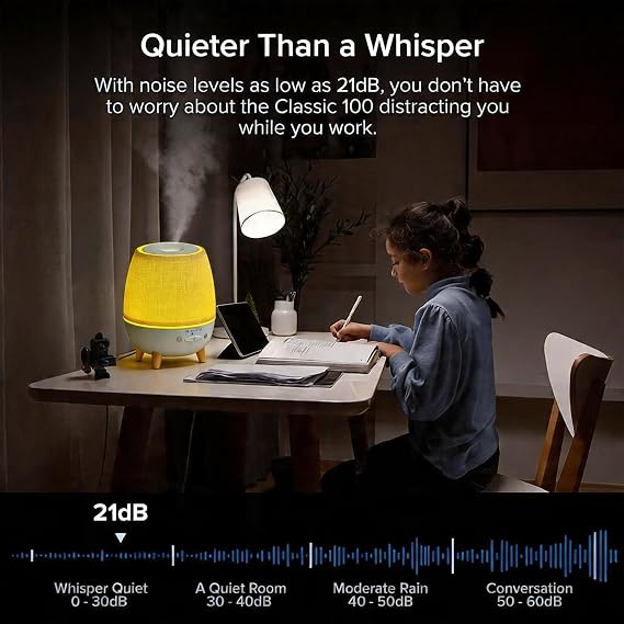 Essential Oil Diffuser with Fabric Cover, with Remote Control, 300ML Ultrasonic Cool Mist Humidifier & Aromatherapy Diffuser for Home,23dB Quiet Soft Night Light,Timer for Bedroom, Room, Office, Yoga