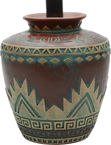 Vista 139 de BLACK FOREST DECOR Antler Lodge Uplight Lámpara - Lámpara rústica de Lodge con globo de vidrio sembrado