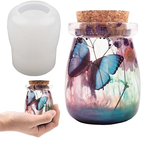 Silicone Cup Mold Cup Jar Bottle Resin Mold