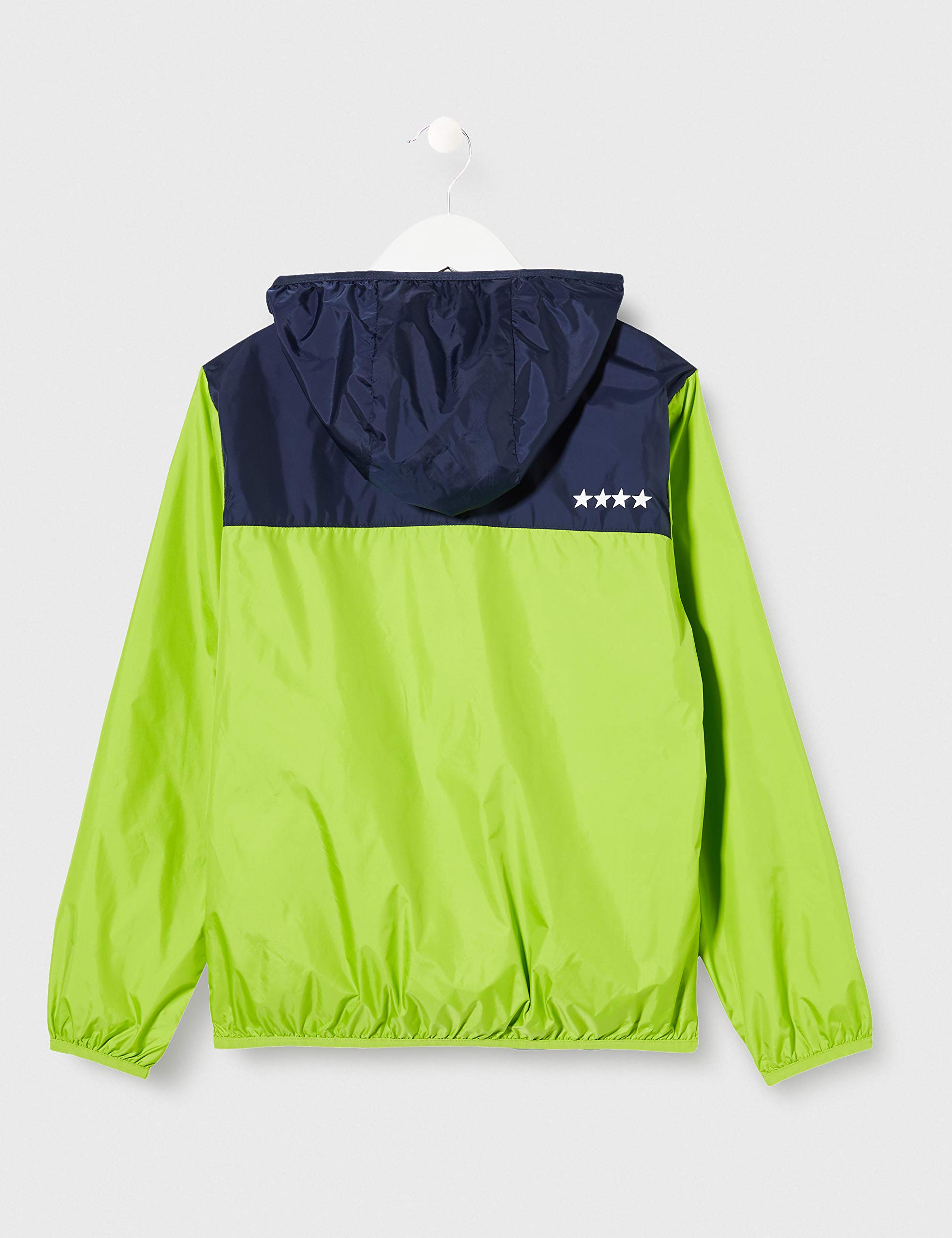 Invicta Giubbino Packable Smith Abrigo, Verde (Lime/BLU Chiaro 1514), 140 (Talla del Fabricante: 10A) para Niños