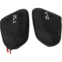 Set of 2 Frame Side Pockets Made of Nylon for BMW R 1300 for Gs Adventure 2024-2025, Waterproof Luggage Bag with Non-Slip Zip and Mesh Lining, Black