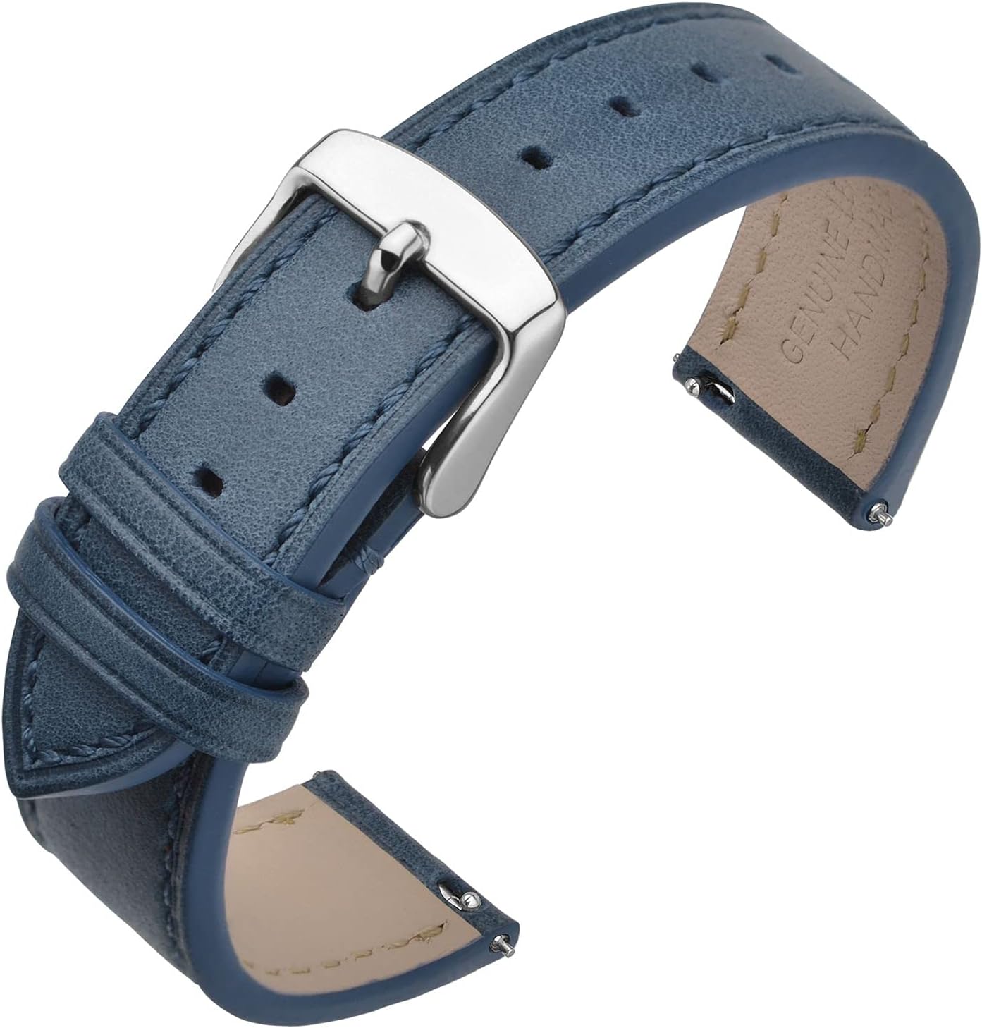 ANNEFIT Watch Band 16mm 17mm 18mm 19mm 20mm 21mm 22mm 24mm - Classic Oil Wax Leather Quick Release Watch Strap for Men Women