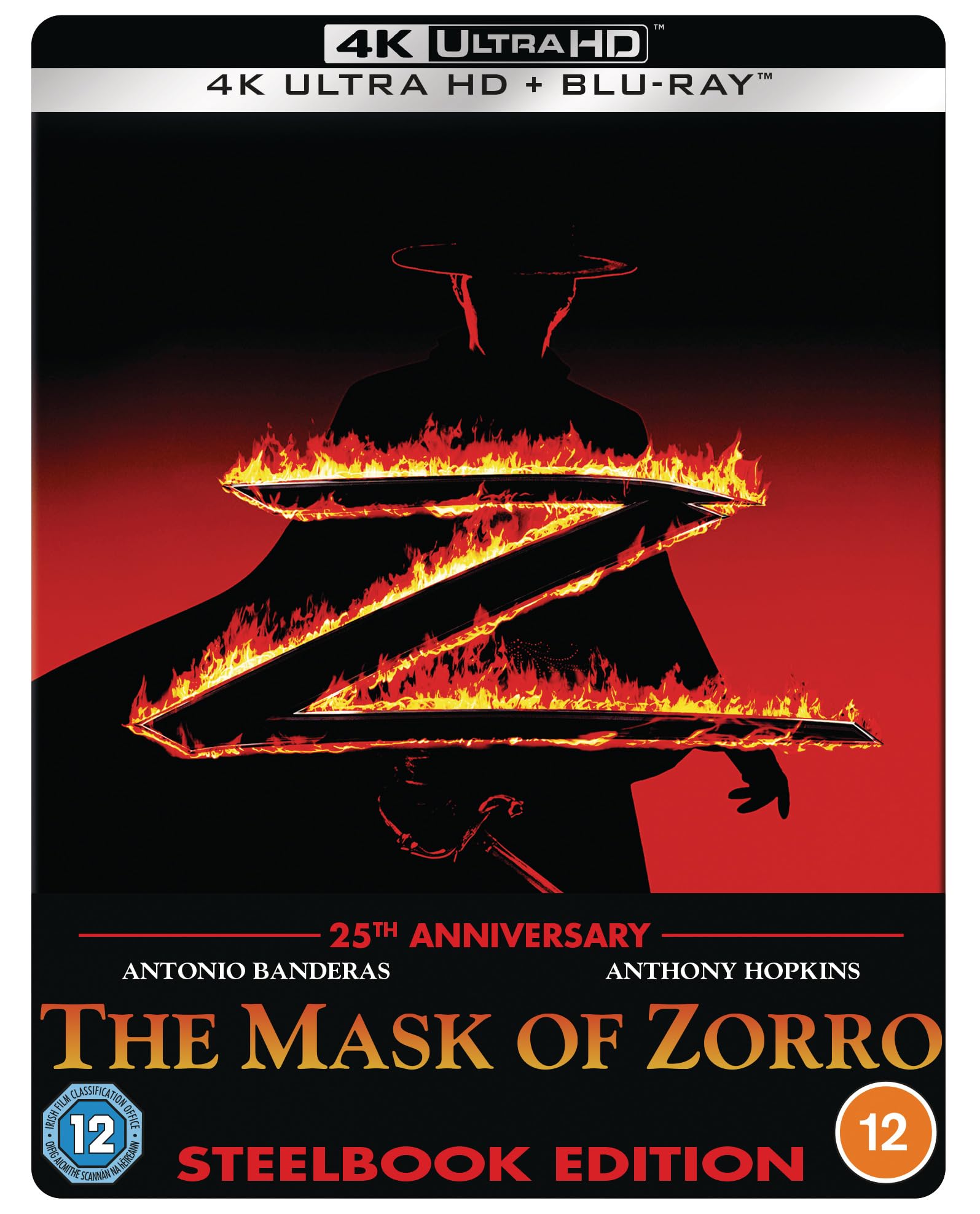 The Mask of Zorro STEELBOOK [Blu-ray] [Region A]