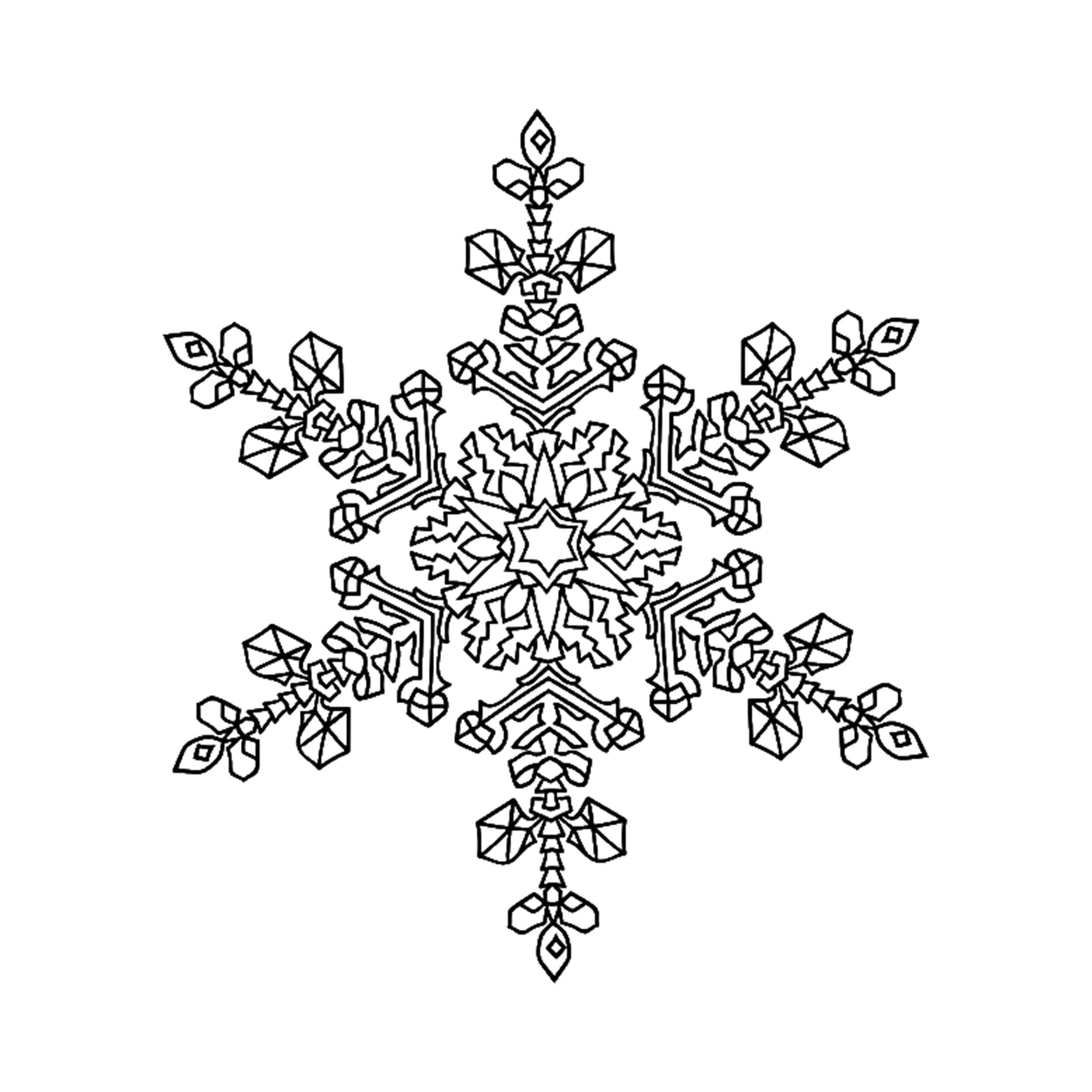 NEWSTAMPS Schneestern Stempel - Holzstempel Für Weihnachtskarten