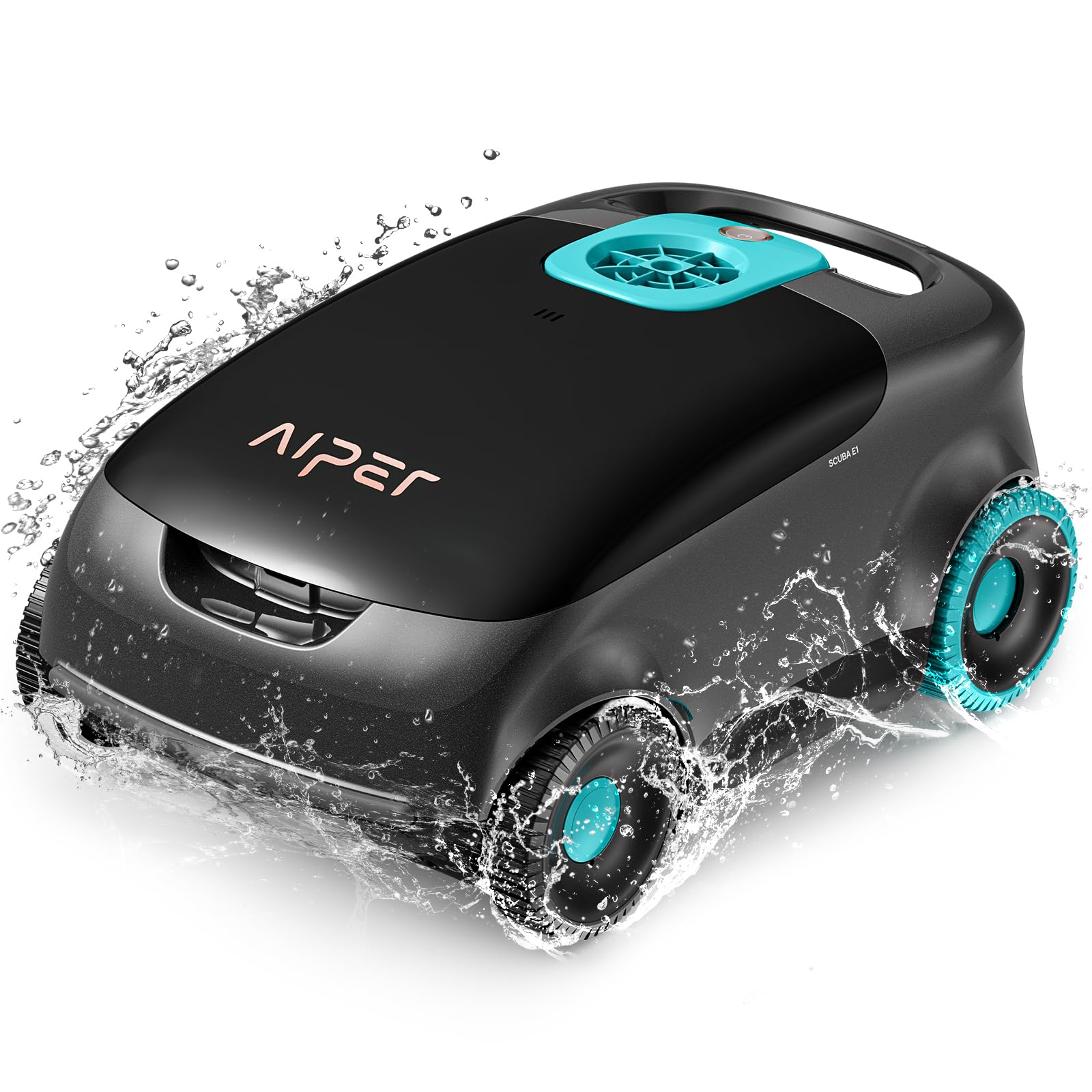 AIPER Robot de Piscine sans Fil, Nettoyeur Automatique de Piscine avec Filtration avancée des Particules, 100 à 130 Minutes d'autonomie, Technologie de stationnement Automatique, idéal pour Les