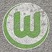 VFL Wolfsburg Vintage Crest Tri-Blend T-Shirt - Grey (Medium)