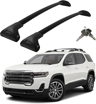 330LBS T-Slot Roof Rack Cross Bars Compatible with GMC Acadia
