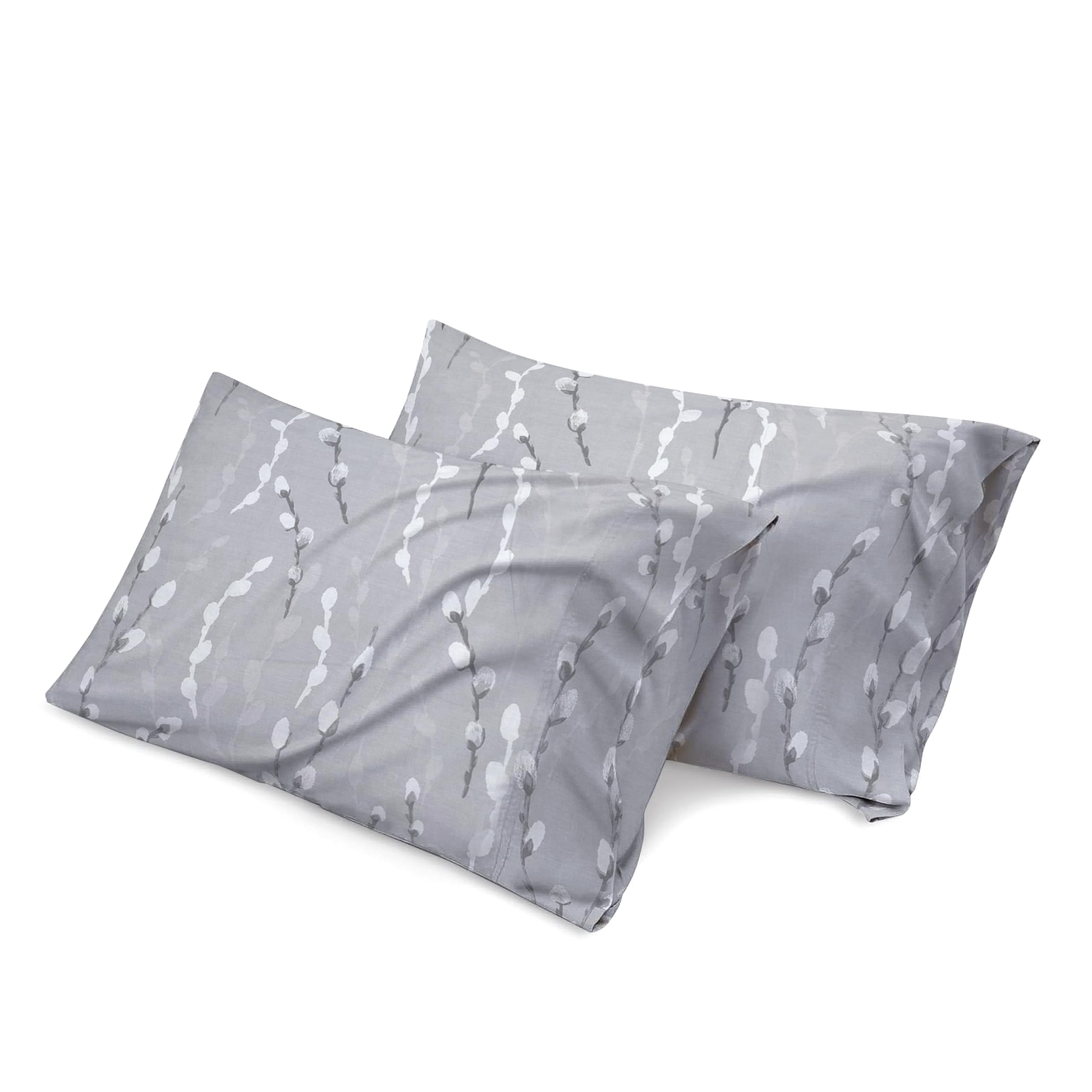 Printed 100% Egyptian Cotton Pillowcases Pack of 2-400TC - Ultra Soft