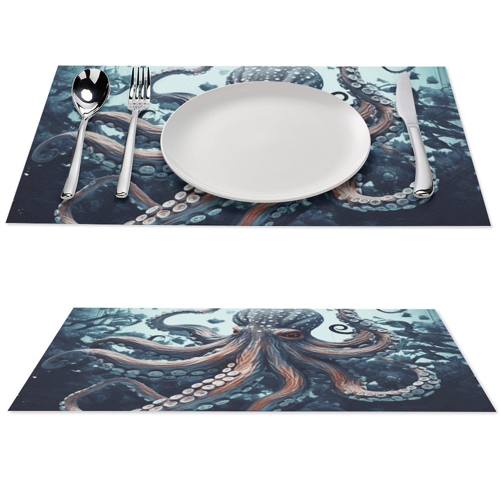 Sets de table en PVC lavables et thermorésistants pour protéger la cuisine lot de 6
