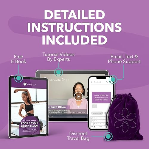 Miniatura 8 de IntimateRose - Varita pélvica vibratoria, masajeador de punto de activación muscular del suelo pélvico, herramienta de masaje perineal para terapia