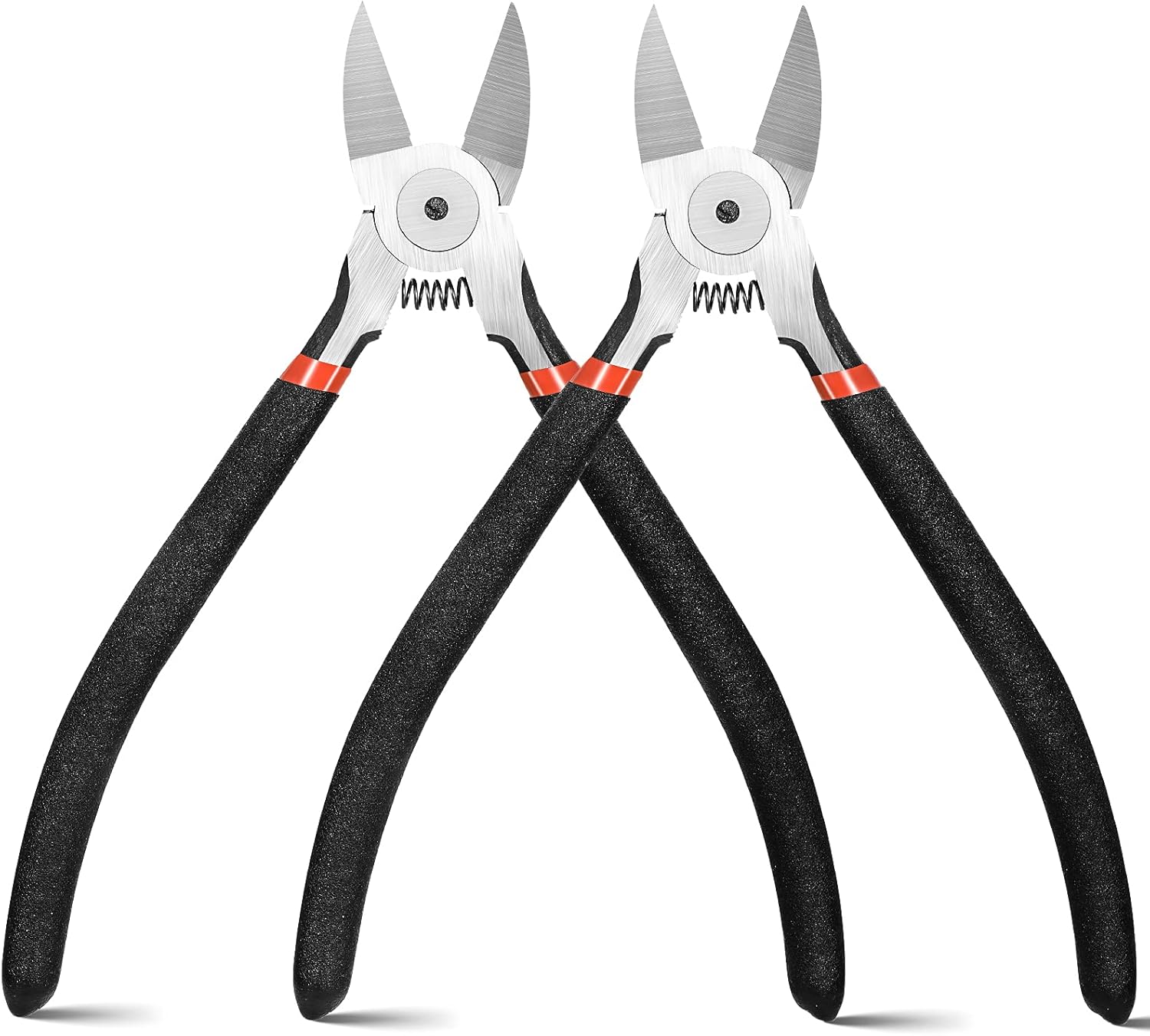 2 Pieces Zip Ties Cutters Electrical Wire Cutter 5 Inch Precision Side