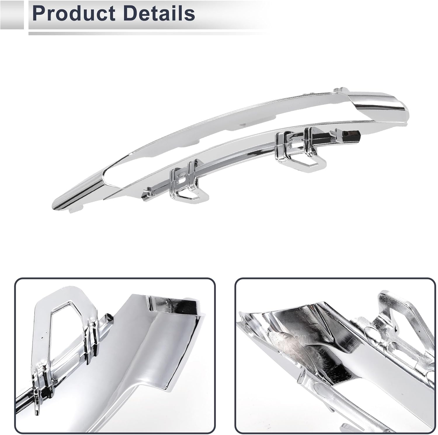 Front Left Fog Light Grill for Mercedes Benz W221 2010-2013 Front Lower Bumper Fog Light Cover Inserts No.2218852723 ABS 1 Pc - Image 4